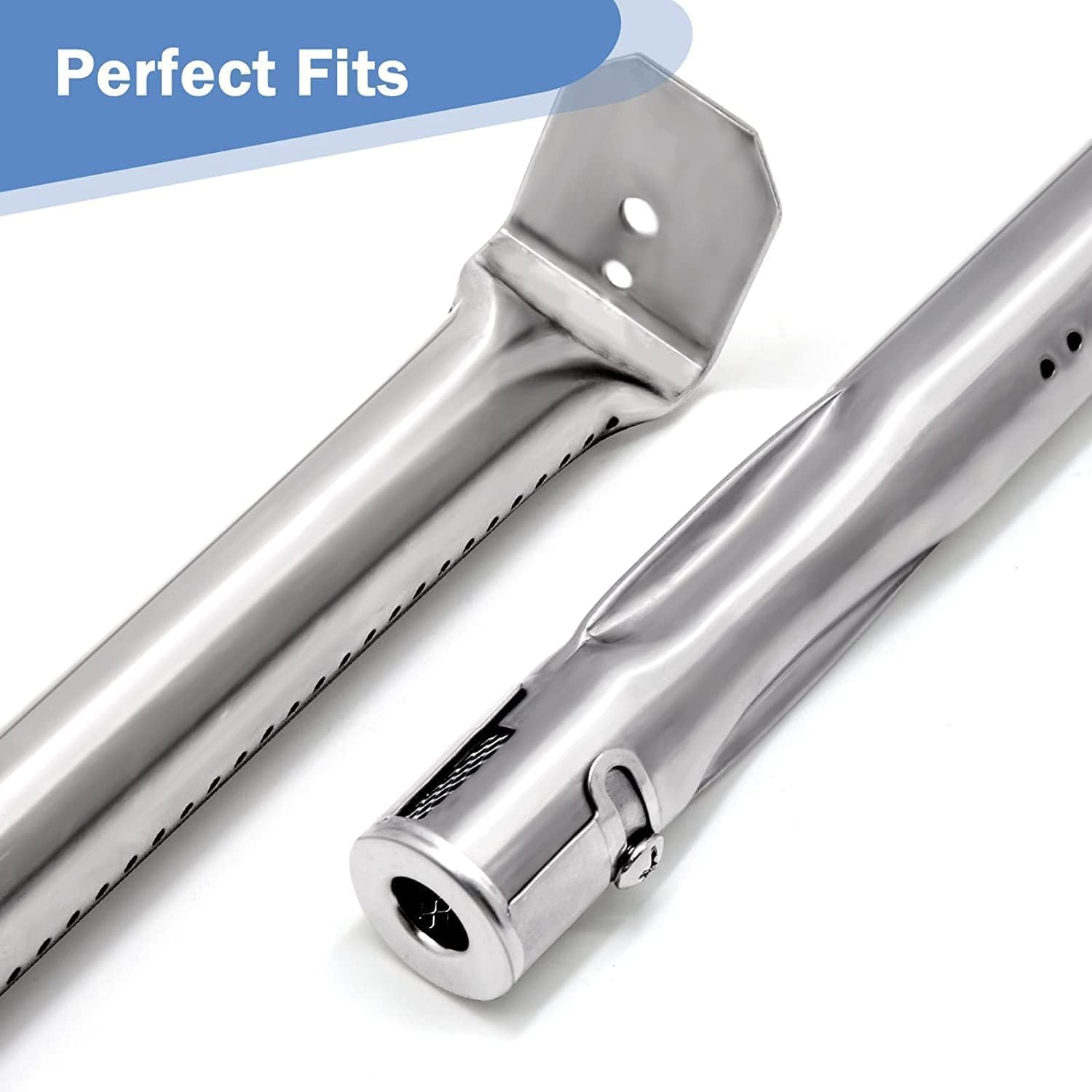 Criditpid Grill Replacement Parts for Napoleon LEX 485, LEX 605, LEX 730 Series, Legend 485, Mirage, Lifestyle Gas Grills, Napoleon S81001 Heat Plate Flame Tamer and Burner for Napoleon Grill Parts image number 1