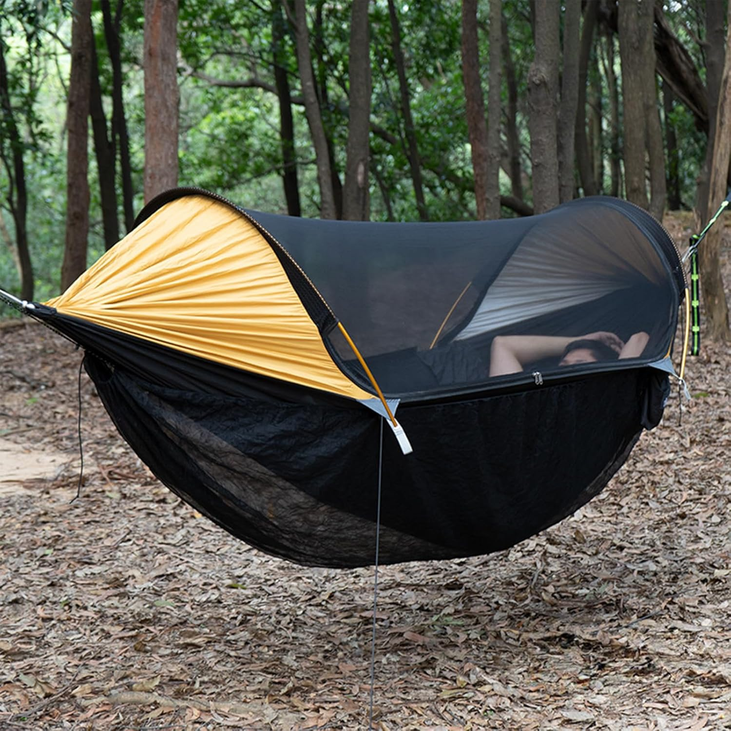 Lightweight & Portable Hammock Mosquito Net, Full Wrap Protection for Outdoor Camping, Backyard, Garden & Hiking Travel 285 * 155Cm image number 5