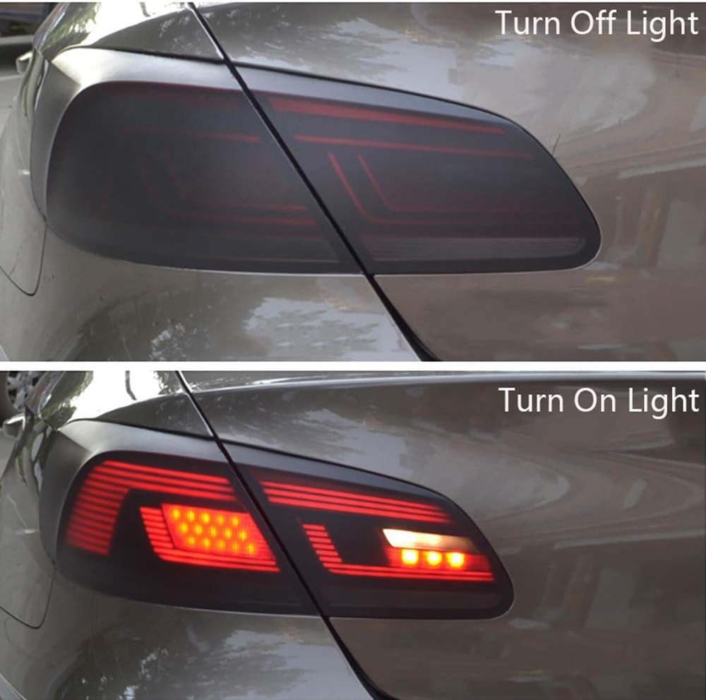 KOMAS 12" X 48" Tint Vinyl Film Sticker Sheet Roll for Car Tail Lights (Matt Black) - Black image number 4