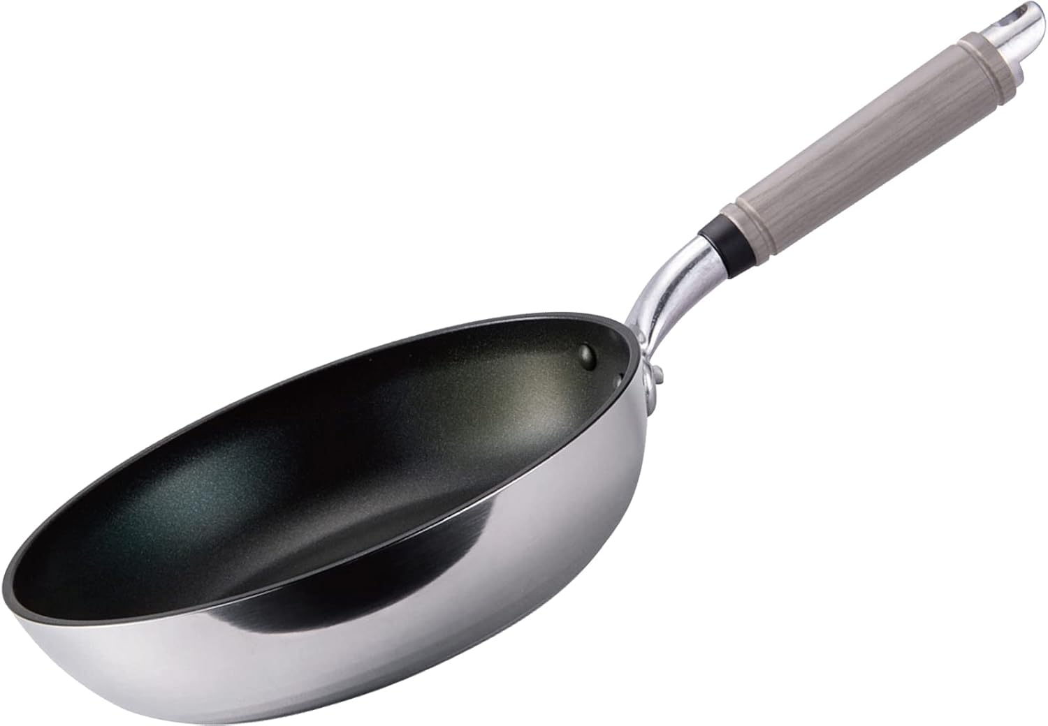 Hokuriku Alumi Fan A-2815 Lightweight Frying Pan, 11.8 Inches (30 Cm), for Gas Fire, Made in Japan image number 4