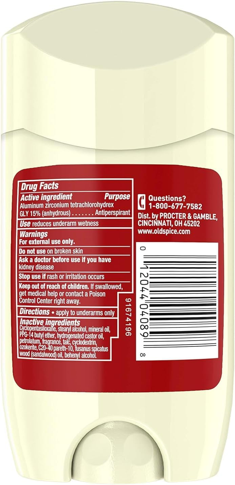 Old Spice Fresher Collection Anti-Perspirant & Deodorant Timber - 2.6 Oz, Pack of 3 image number 4