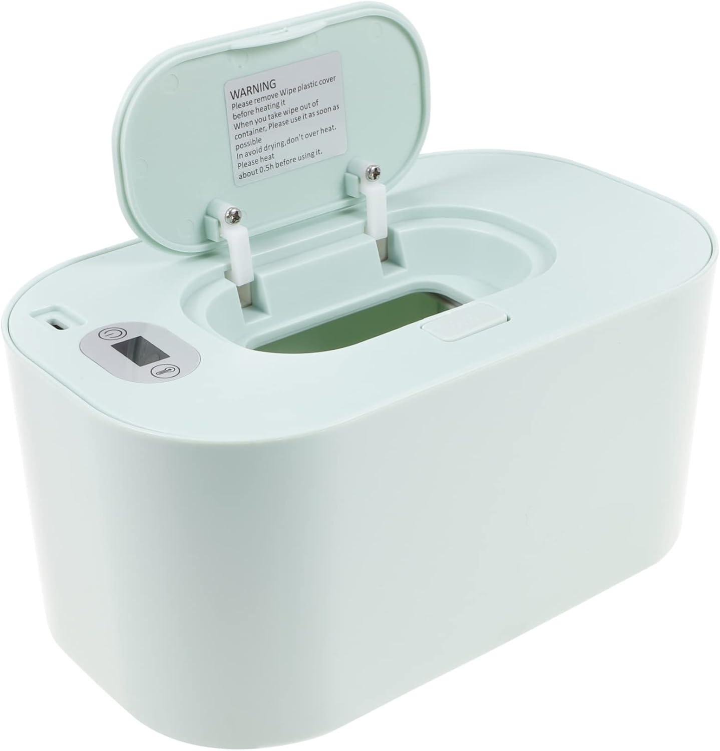 USB Portable Wipe Warmer for Babies Car Tissue Dispenser Smart Color for Travel Diaper Bags Keeps Wet Wipes Warm image number 1