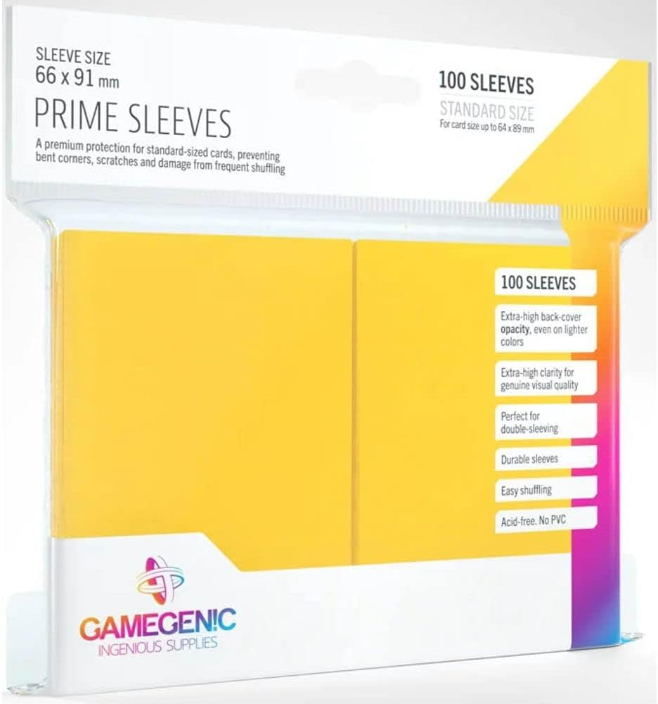 Gamegenic Prime Card Sleeves with 100 Sleeves per Pack, Pink - Orange image number 6