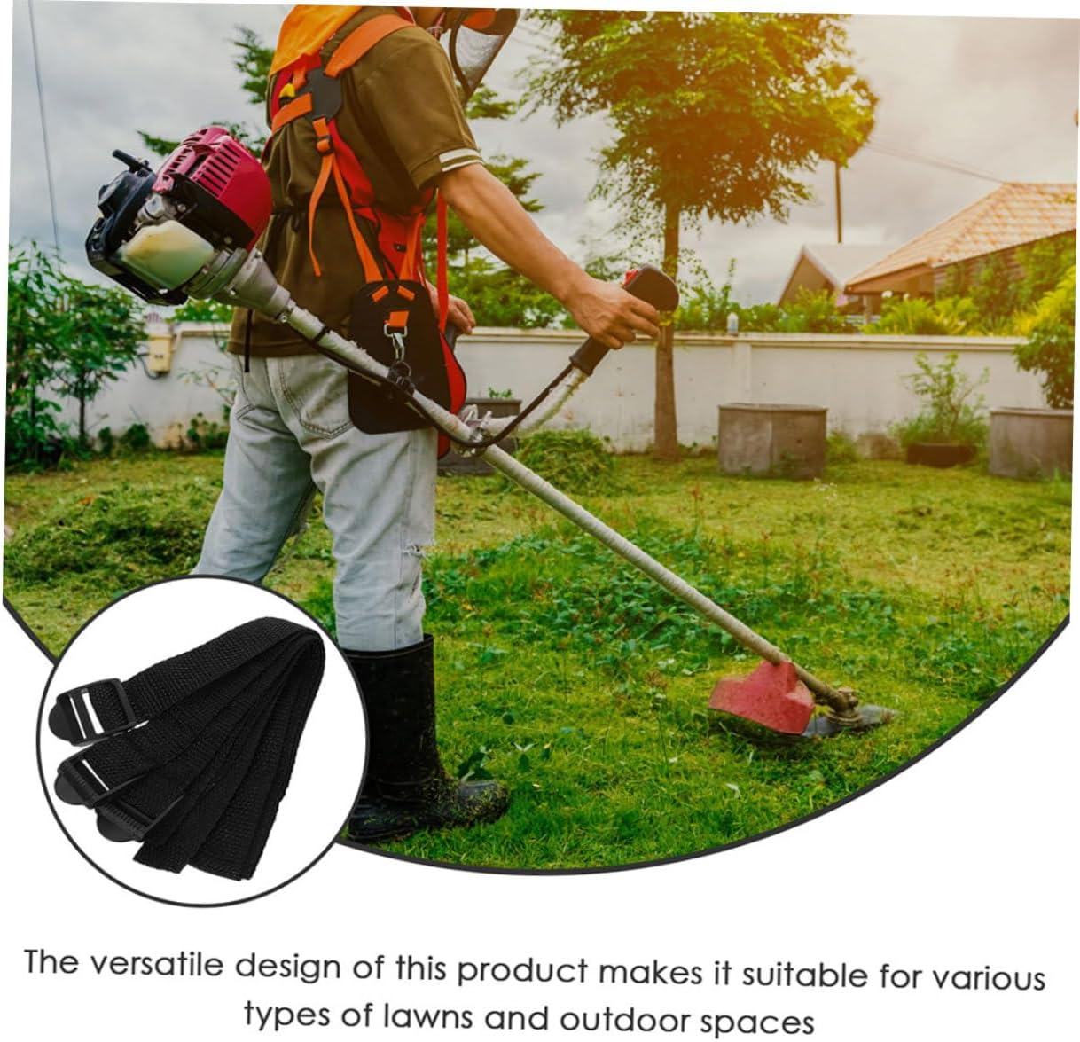 Sosoport 10Pcs Lawn Aerator Shoes Straps Turf Spike Laces Gardening Aerator Lawn Supplies Nylon