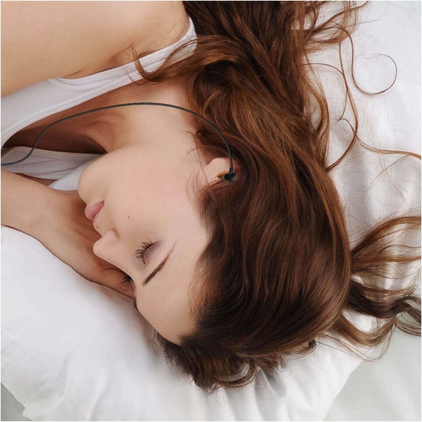 Kashimura [OK While Sleeping! Type-C Earphones] Sleeping Phones | Remote Control & Microphone Included, Soft Material & Ultra Lightweight|High Sound Insulation Model That Does Not Hurt Your Ears|Ae