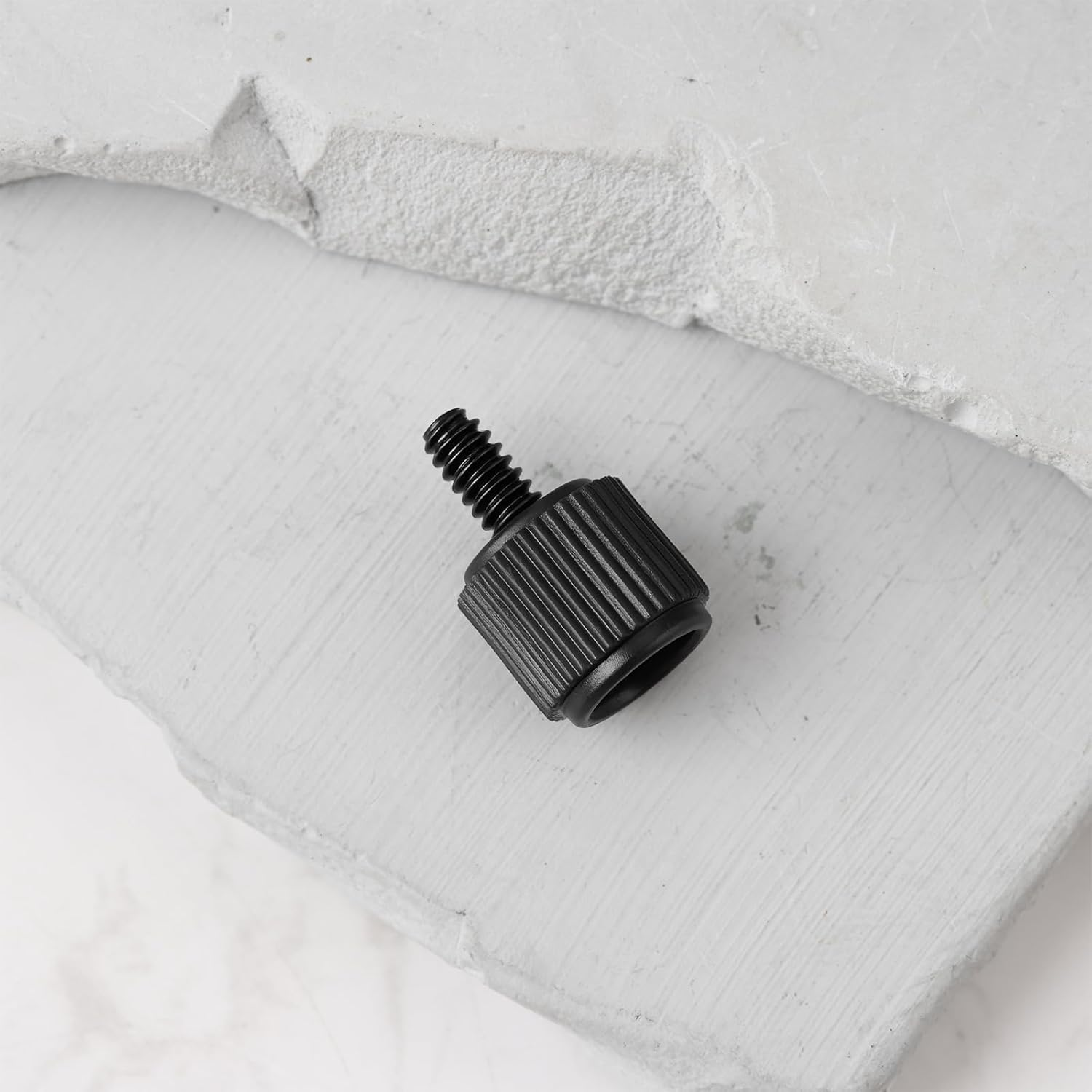 50Pcs 6-32 PC Computer Case Thumb Screws 6X7X10Mm for Computers of Various Brands 6X7X10Mm Black