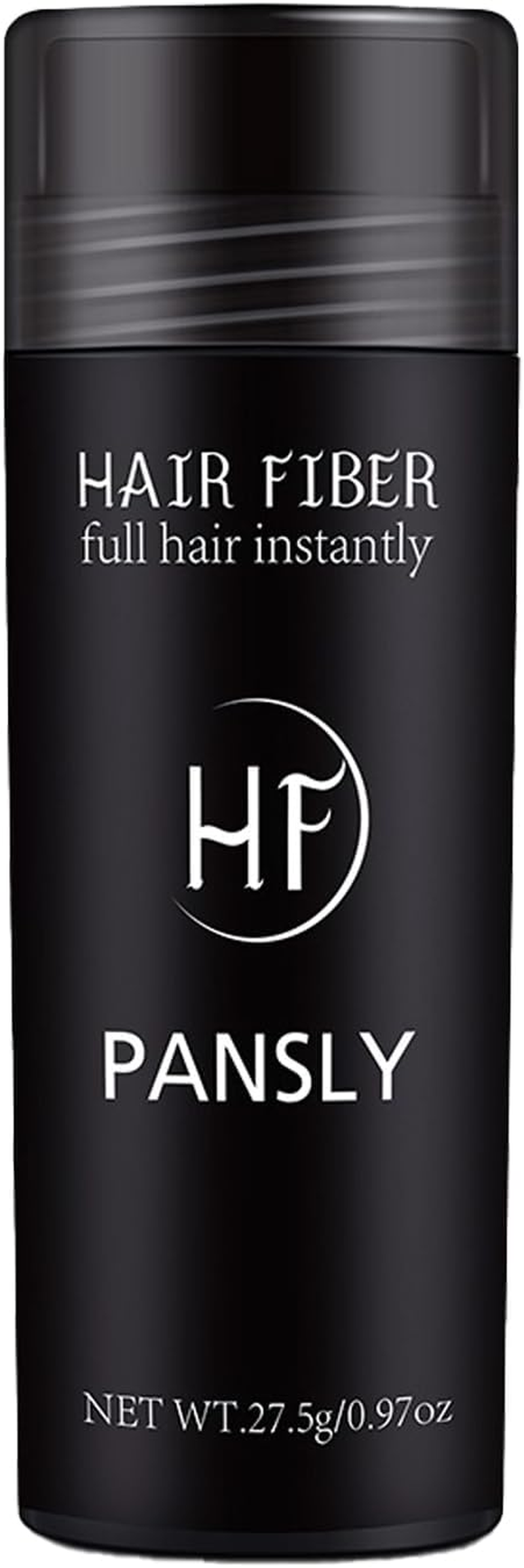 Roseflower 2Pcs Hair Fibers for Thinning Hair, Undetectable Natural Hair Thickening Fibers, Hair Building Fibers for Women and Men, Thicker Fuller Hair Conceals Hair Loss, Dark Brown 27.5G X 2