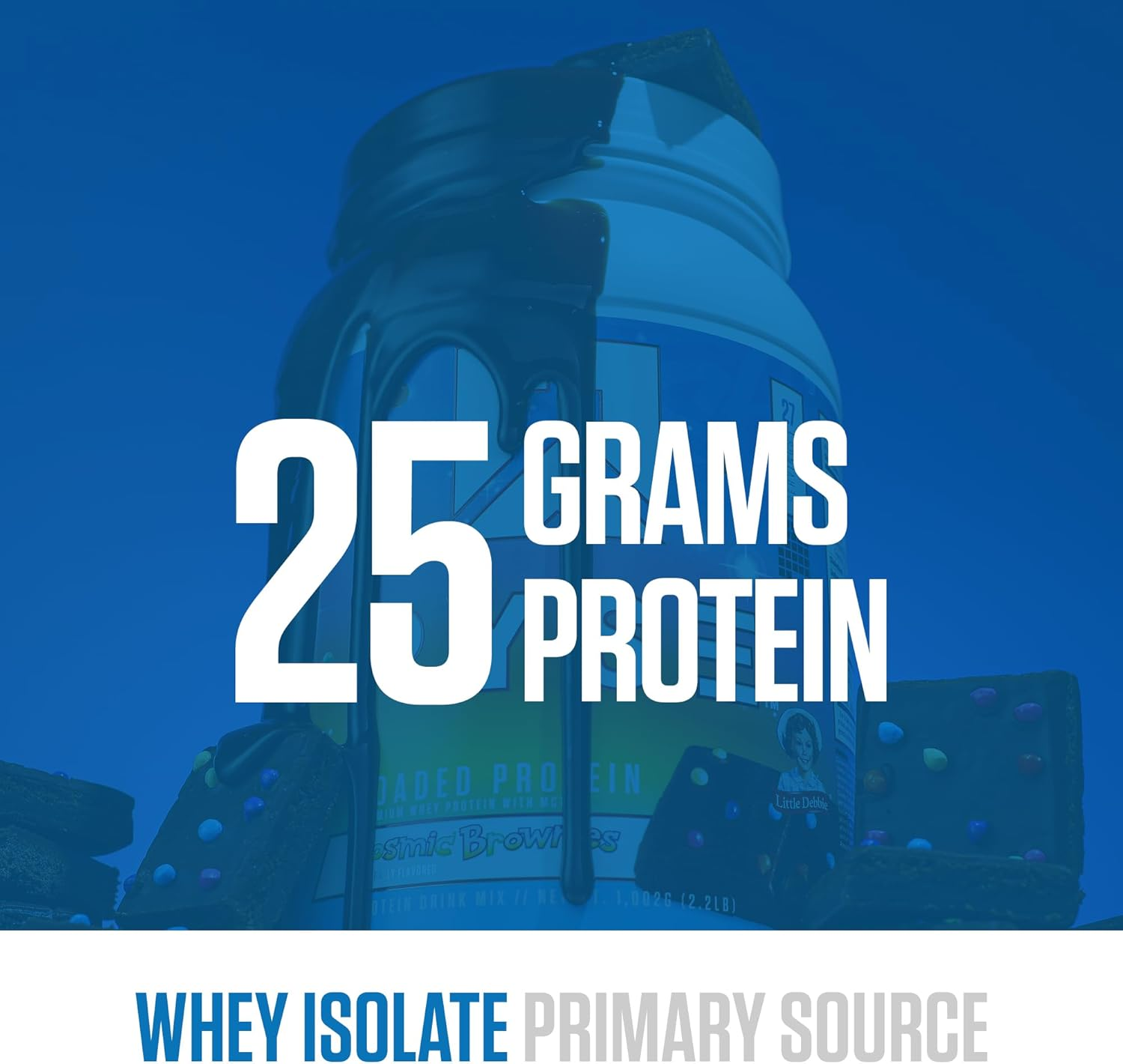 Ryse Cosmic Brownies Loaded Whey Protein with Mcts Drink Mix Powder 1002 G image number 5