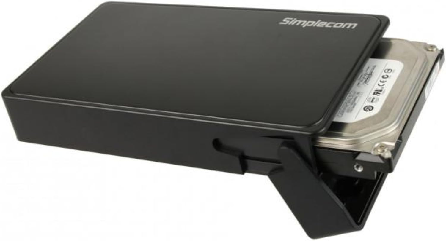 Simplecom SE325 Tool Free 3.5" SATA HDD to USB 3.0 Hard Drive Enclosure Black