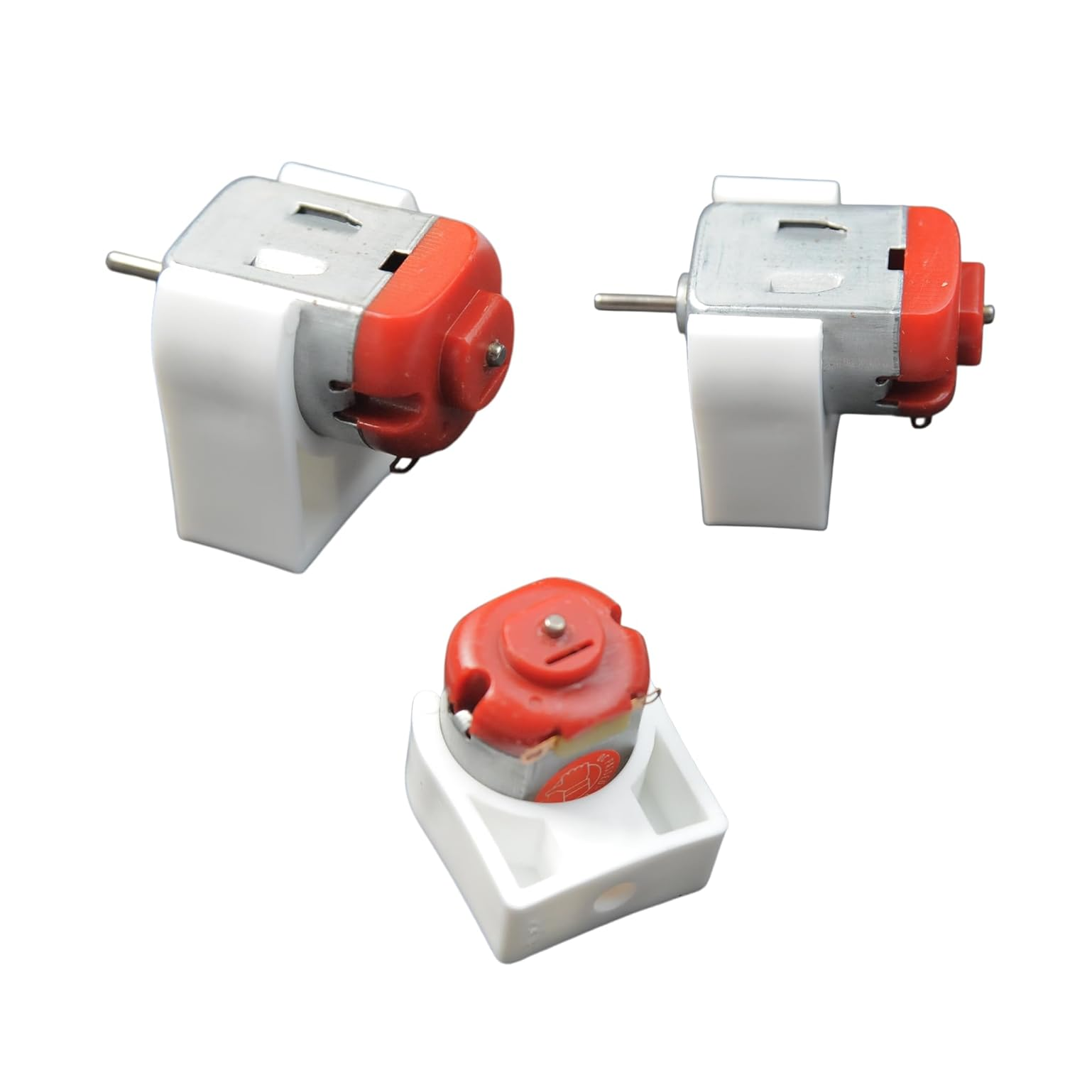 6-Pack 130 DC Motor with Stands &ndash; 1.5V-6V Mini Electric Motors 15000-16500 RPM for Arduino, Raspberry Pi, DIY Projects, Robotics, STEM, Model Cars & Electronics image number 2