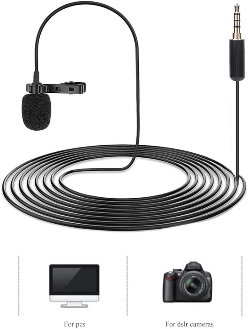 Naroote Mini Lapel Mic APS Advanced Material Collar Microphone Durable for Camera and Computer Voice Chat, Speech, Conference, Interview, Etc image number 2