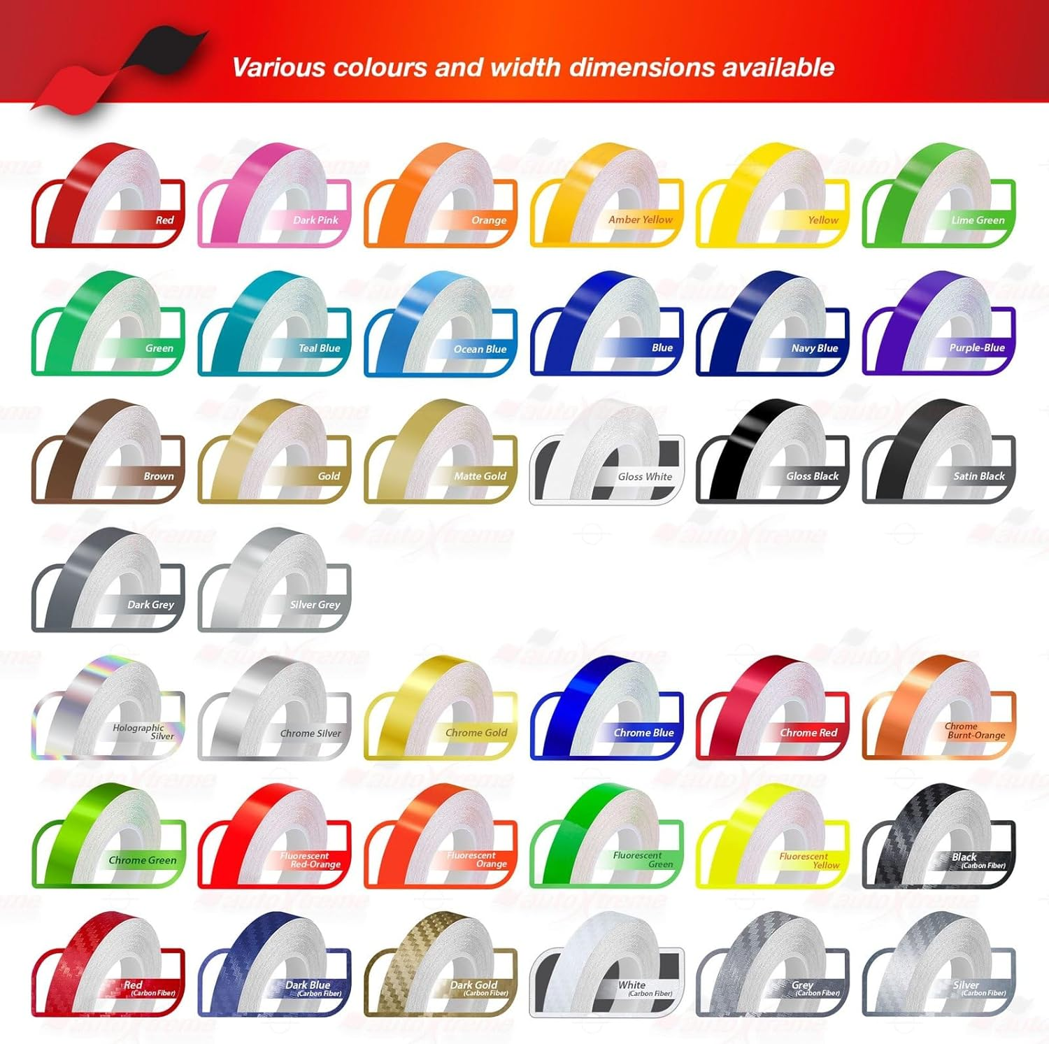 203Mm | 8.0", Purple-Blue, Self-Adhesive Vinyl Pin Stripe Line Decal Sticker Tape, Length 9.80M | 32Ft, Suitable for Cars, Vans, Motorcycles, Bikes, Models, Tuning & Styling image number 3