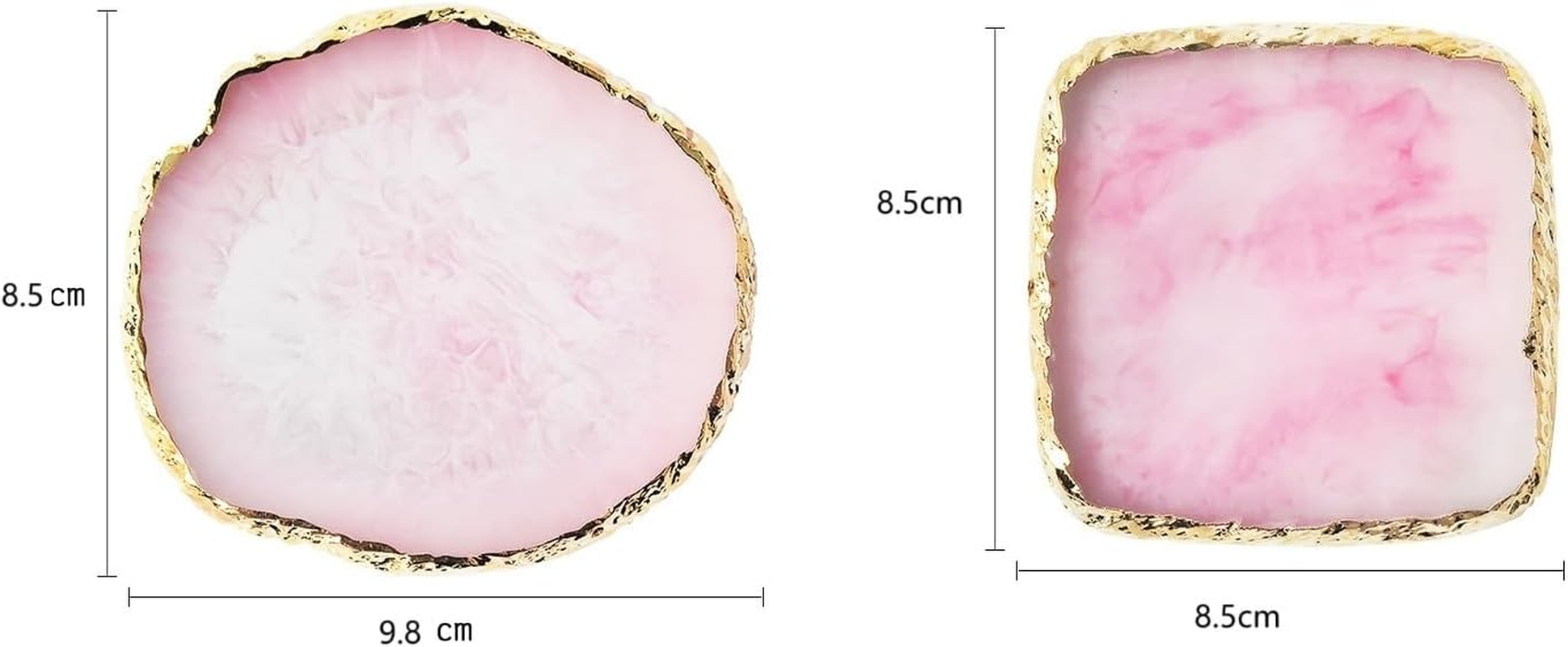 Resin Nail Art Palette, Mixing Palette for Manicure and Makeup, 2 Pieces image number 1