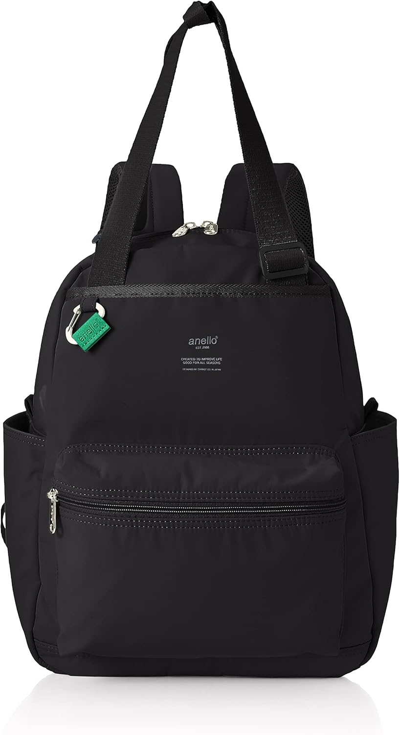 Anello BASE ATM0521 2-Way Backpack, A4 Water Repellent, Multiple Storage