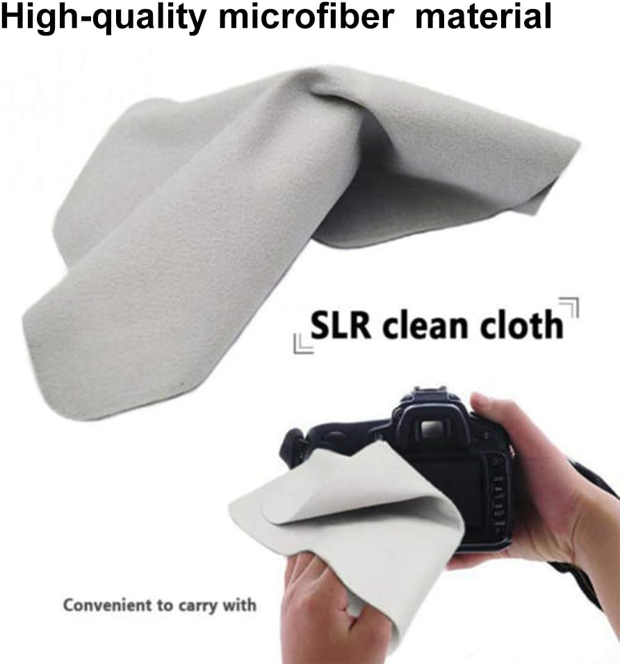 Tongke Microfiber Cleaning Cloths [8 Pack] 7 X 6 Inches (18Cm X 15Cm),Ideal for Cleaning Glasses, Camera Lenses, Tablets, Iphone, Android Phones, LCD Screens. image number 3