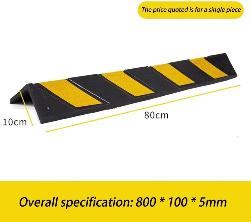 4 Pcs Reflective Rubber Wall Corner Guard,Garage Wall Guards Edge Rubber Protector Walls Corner,Garage Corners Edge and Bumpers Corners Guards,For Parking Protection Car Horn Guardrail Post
