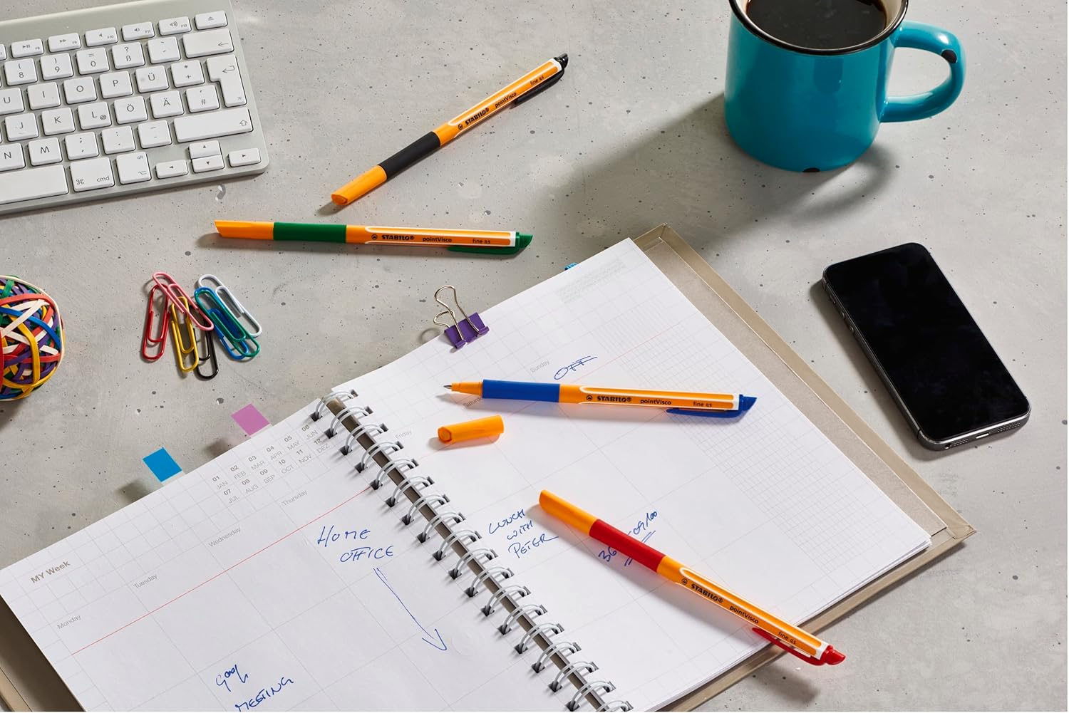 Gel Rollerball - STABILO Pointvisco Box of 10 Black image number 4