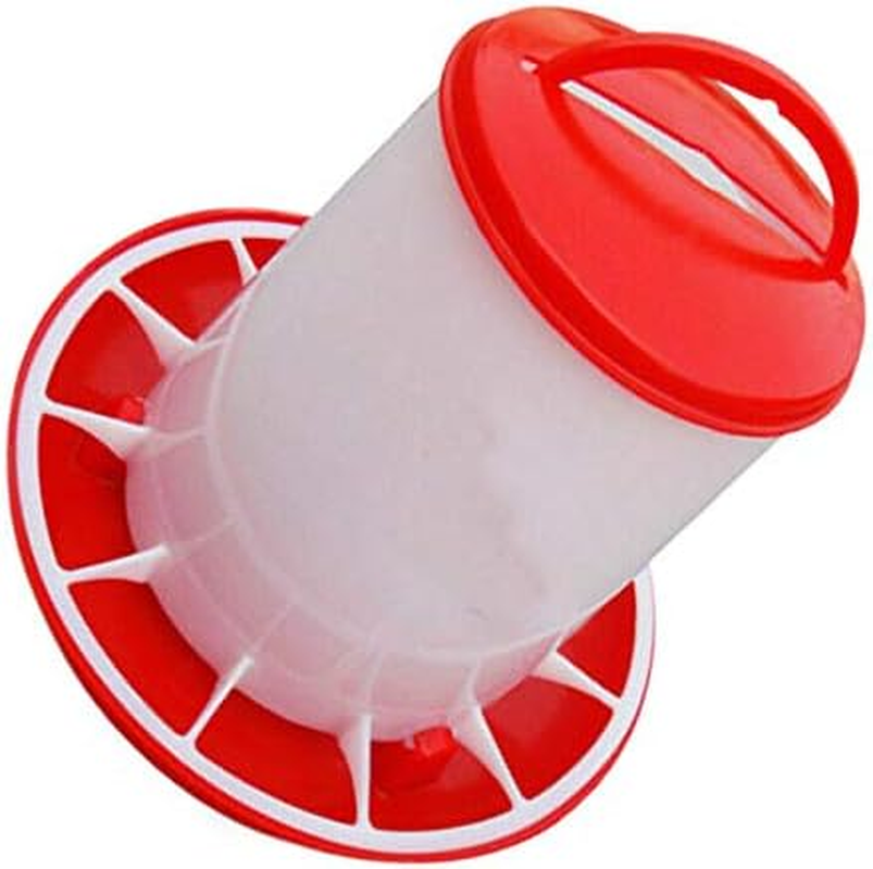 3Kg Automatic Chicken Feeder Plastic Poultry Chook Hen Food Eating Seed Bucket image number 2
