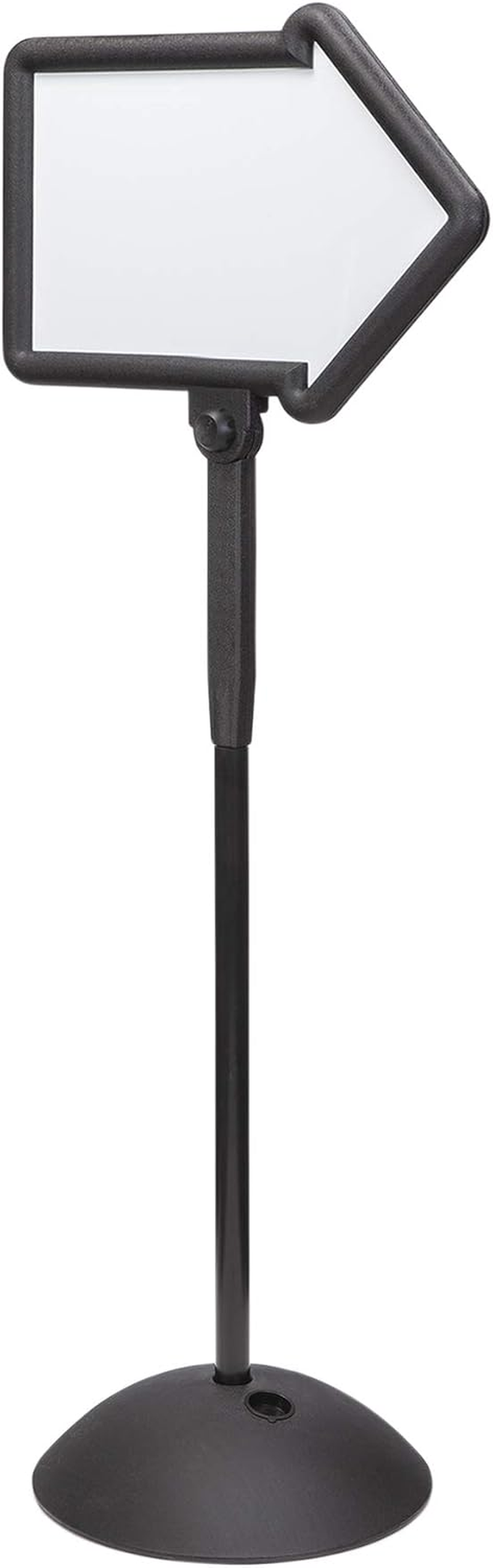 Safco Products Write Way Rectangle Message Sign 4117BL, Black, Magnetic Dual-Sided Dry Erase Board, Indoor and Outdoor Use image number 3