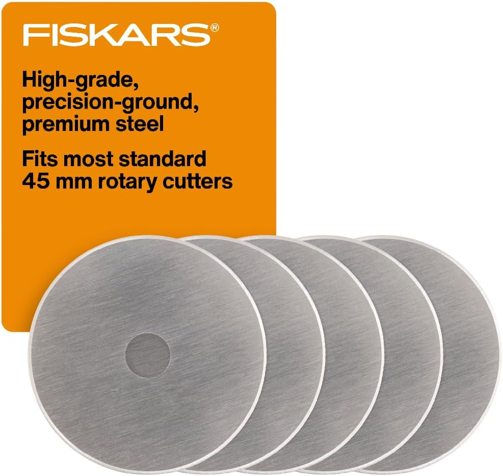 Fiskars 1065948 Rotary Blades, Grey