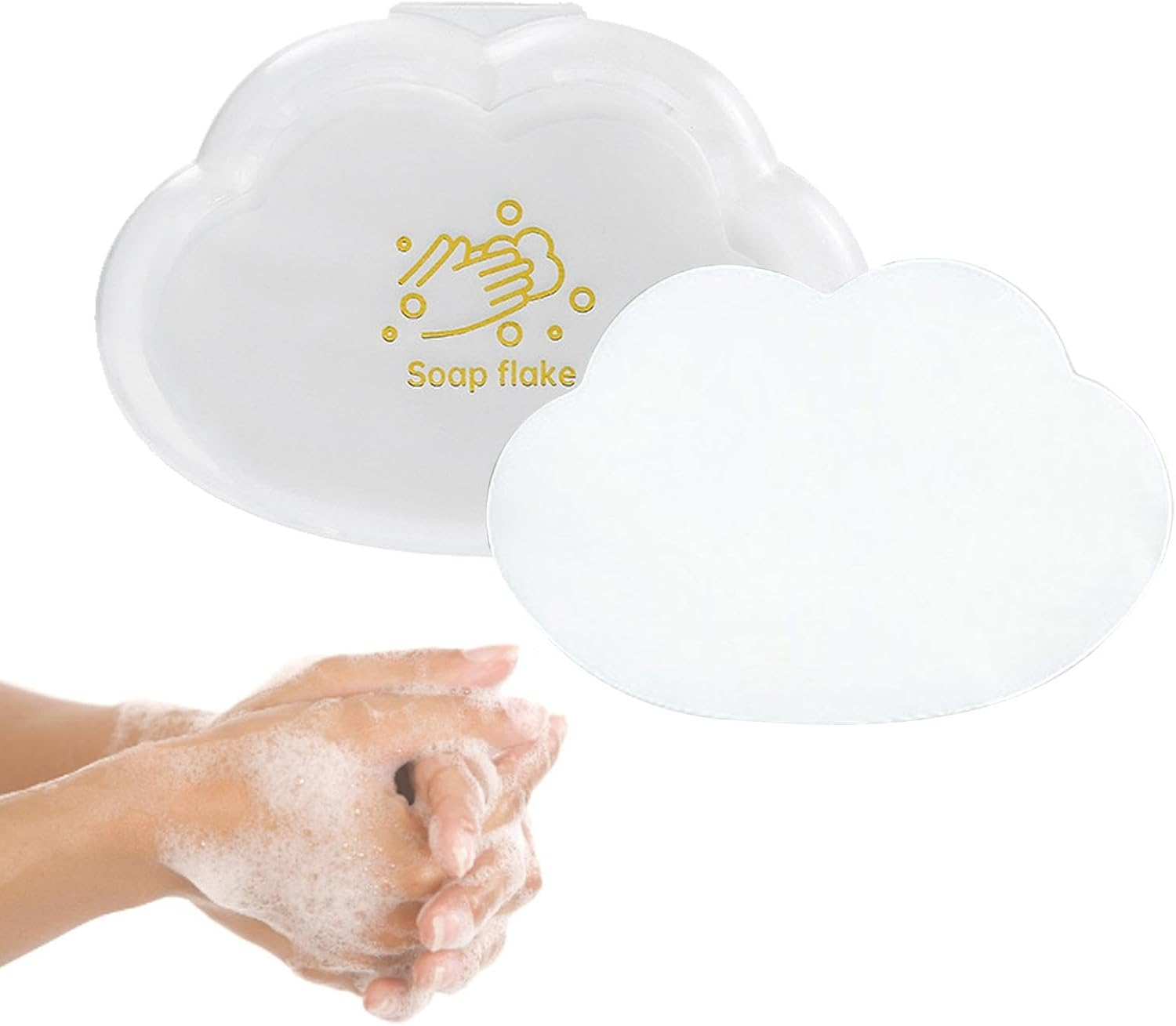 Generic Soap Sheets for Traveling, Soap Flakes Soap Sheets | Portable Skin Friendly Hand Washing Paper Sheets for Outdoor, Camping, Hiking, Travel