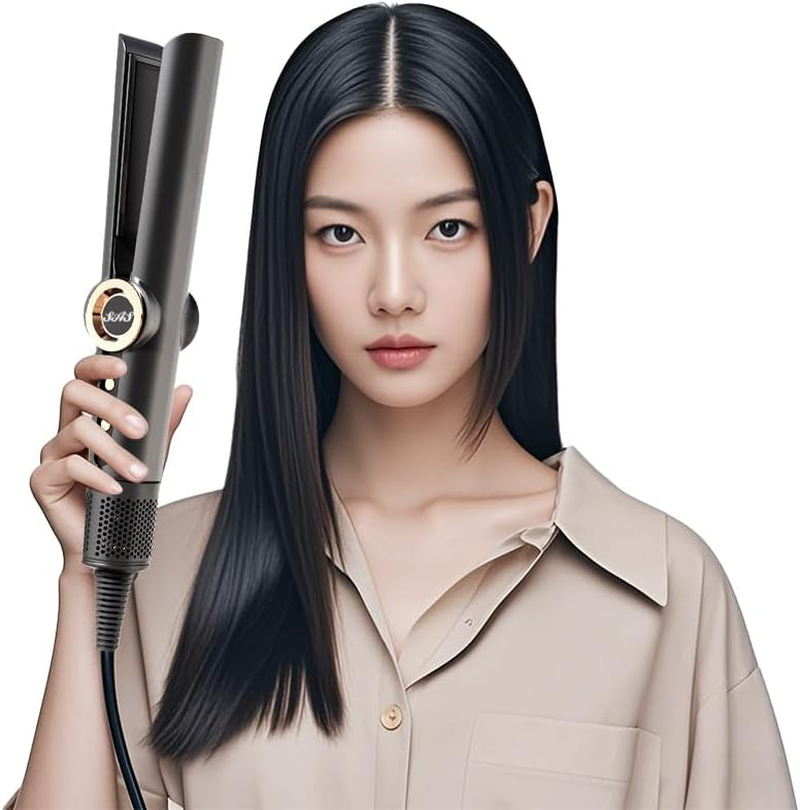 SAS Air Flow 2-In-1 Hair Straightener - Smart Moisture Detection, Negative Ions, No Preheat, Lightweight Design image number 2
