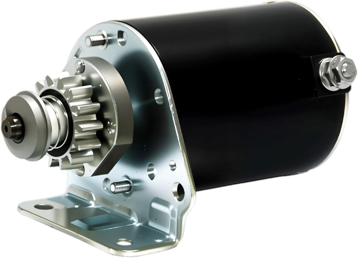 14 Teeth Starter Motor Compatible with Briggs and Stratton Cub Cadet 14.5 16 16.5 17 17.5 18 18.5 HP John Deere New Holland Toro Steel Gear 593934 693552 5932N 693551 LG693551 BS693551 image number 1