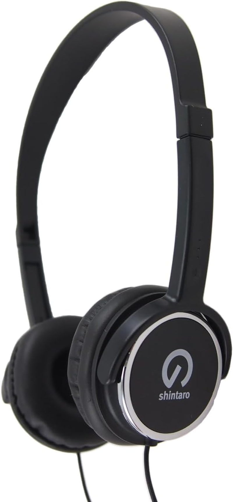 Shintaro Kids Headphones with Safety Volume Limit, 3.5Mm Audio Jack - Adjustable Headband (SH-KHBLK) image number 2