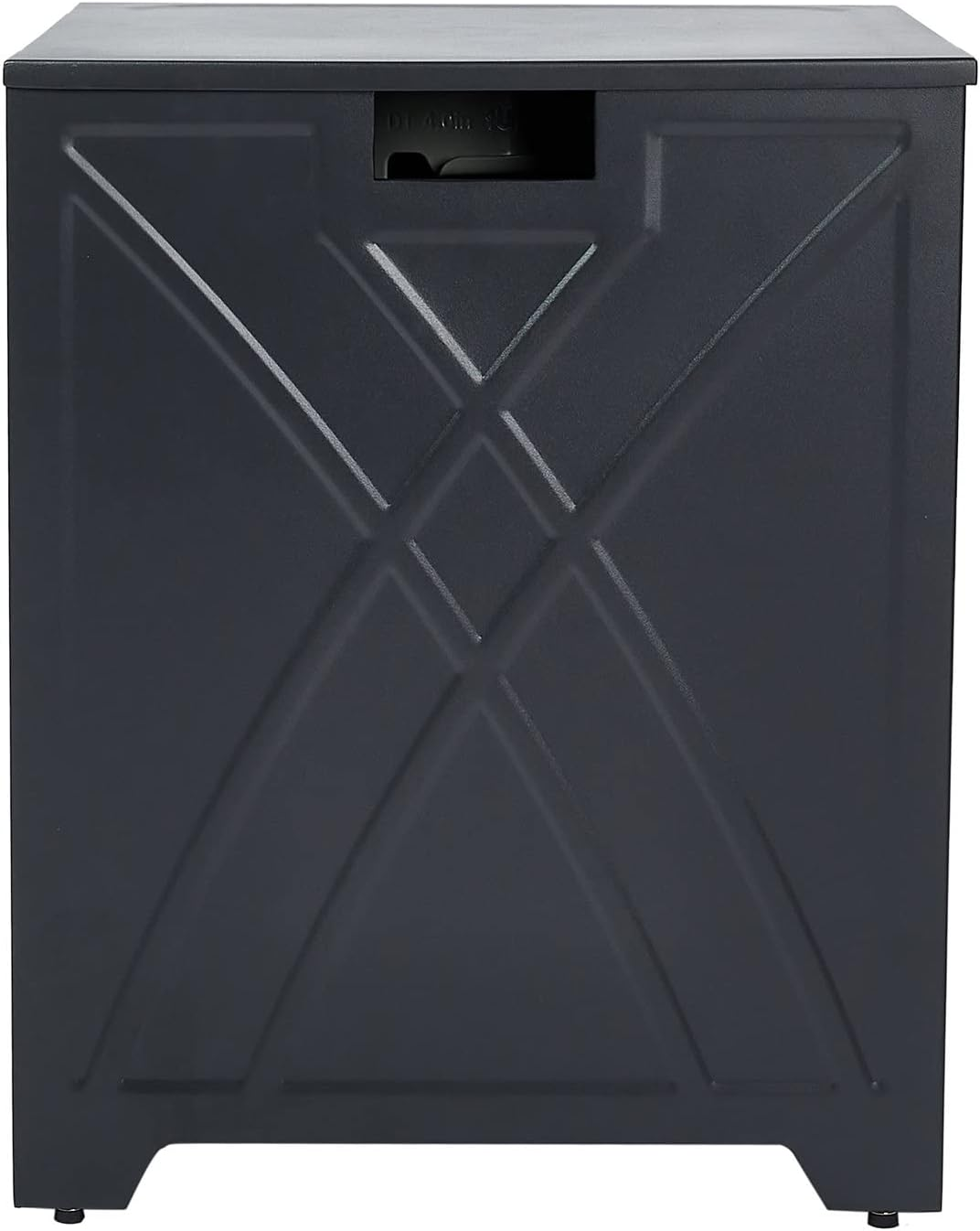 Propane Tank Cover Table, Square Propane Tank Holder Hideaway for 20 Lb Propane Tanks, Gas Tank Storage Side Table - Carbon Gray image number 2