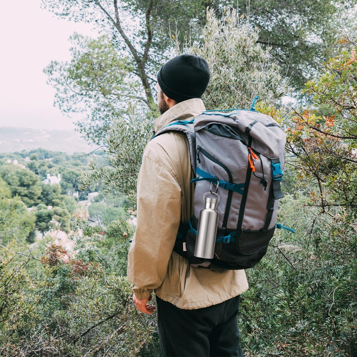 NILLOS Colorful Alloy Snap Hook, 12 PCS S-Shape Dual Clips Mini Carabiners for Outdoor Sports, Camping, Mountaineering, and Hiking (Multiple Colour) image number 1