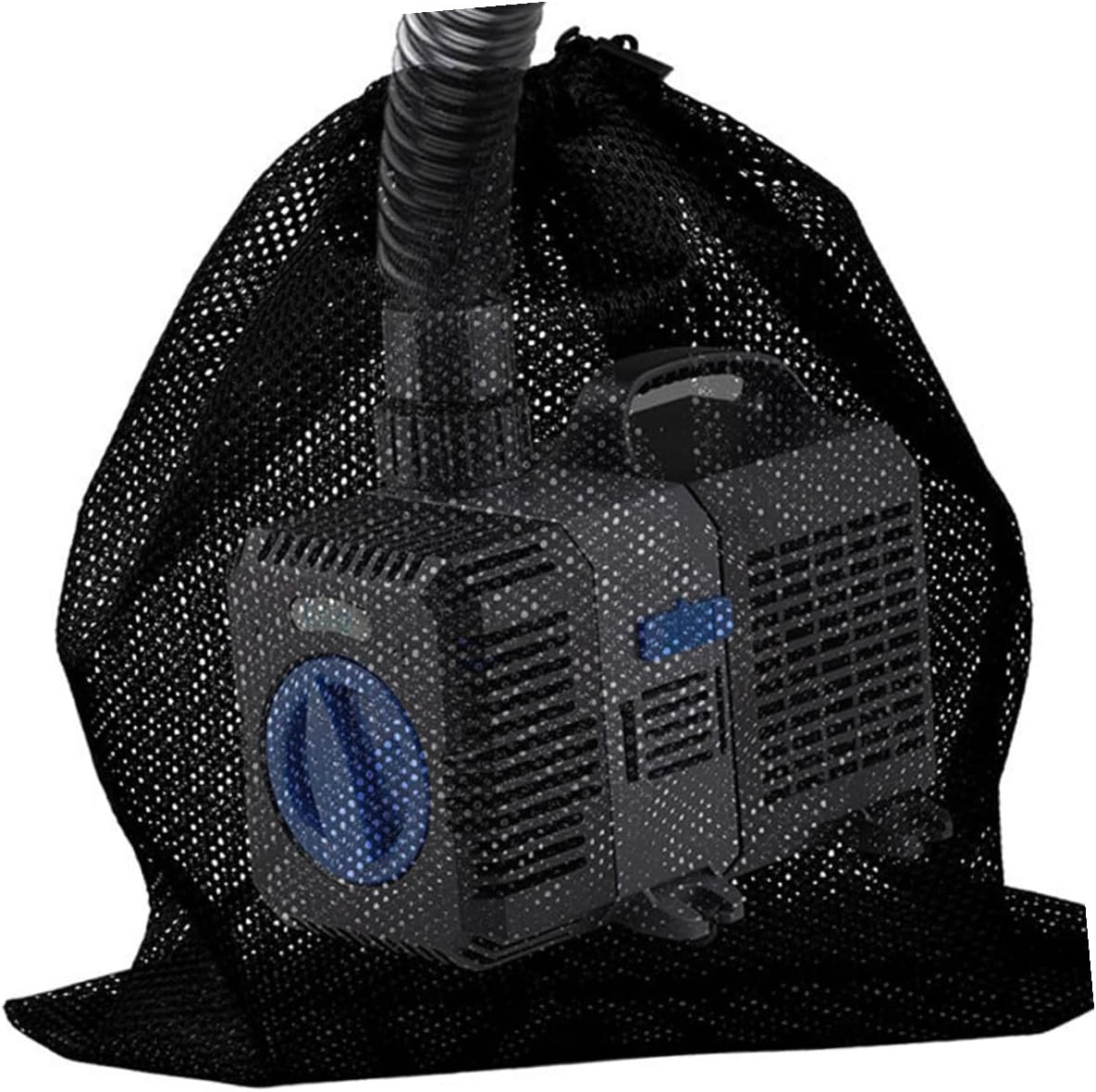 Water Pump Filter Bag Aquarium Mesh Pouch with Drawstring for Fish Tank Filtration Netting Suitable for Ceramic Ring Activated Carbon Volcanic Media Storage