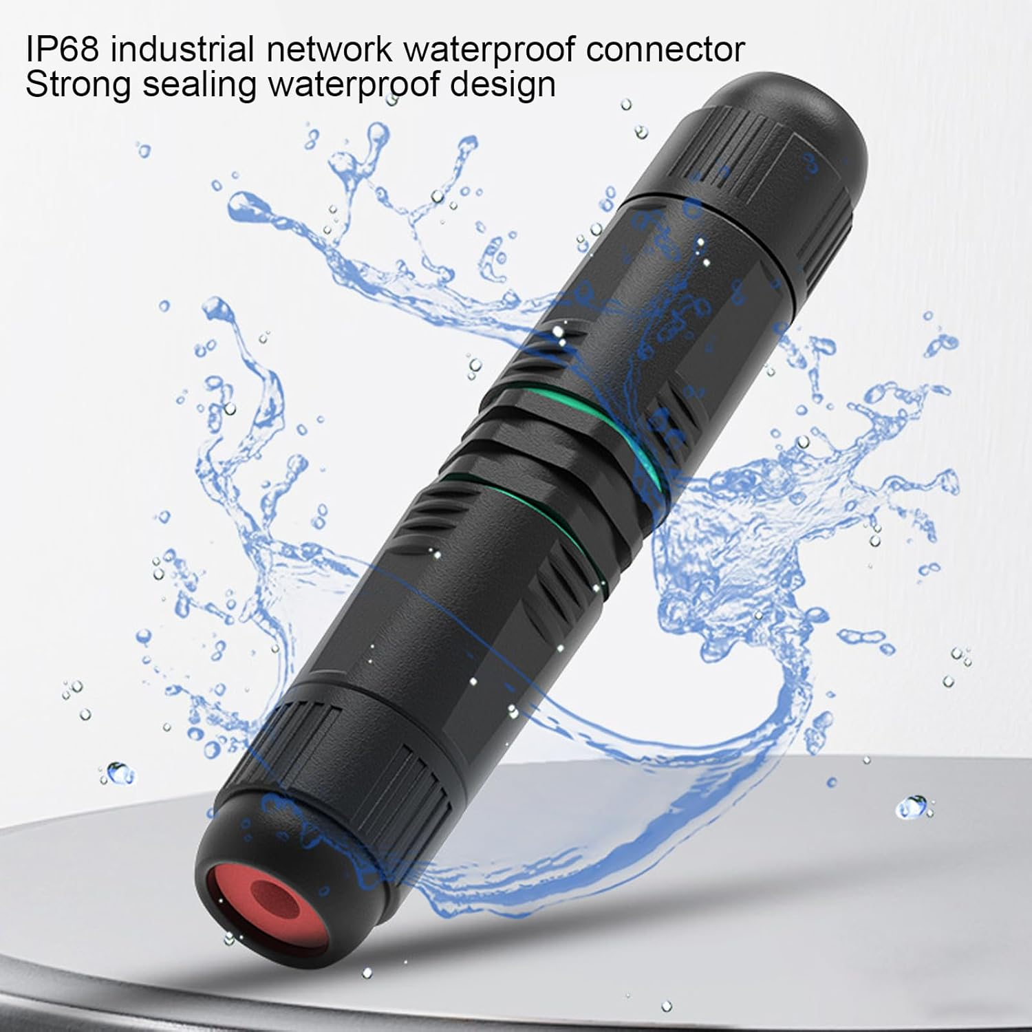 Cable Connecter to RJ45 Ethernet Adapter, Cable RJ45 Female Connectors IP68 Waterproof RJ45 Coupler for Cat6 LAN Cable Ethernet Extender Female to Female image number 6