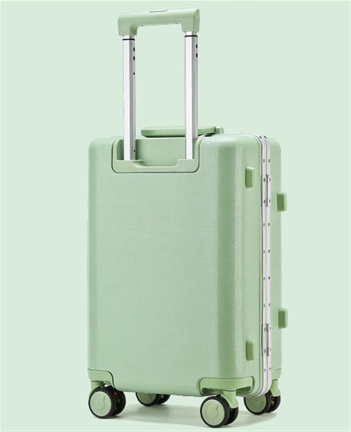 Checked Luggage Carry on Luggage Cabin Luggage Multifunctional Partition Trolley Case Light Password Travel Hardside Luggage Luggage Suitcase (Color : E, Size : 20Inch) image number 6