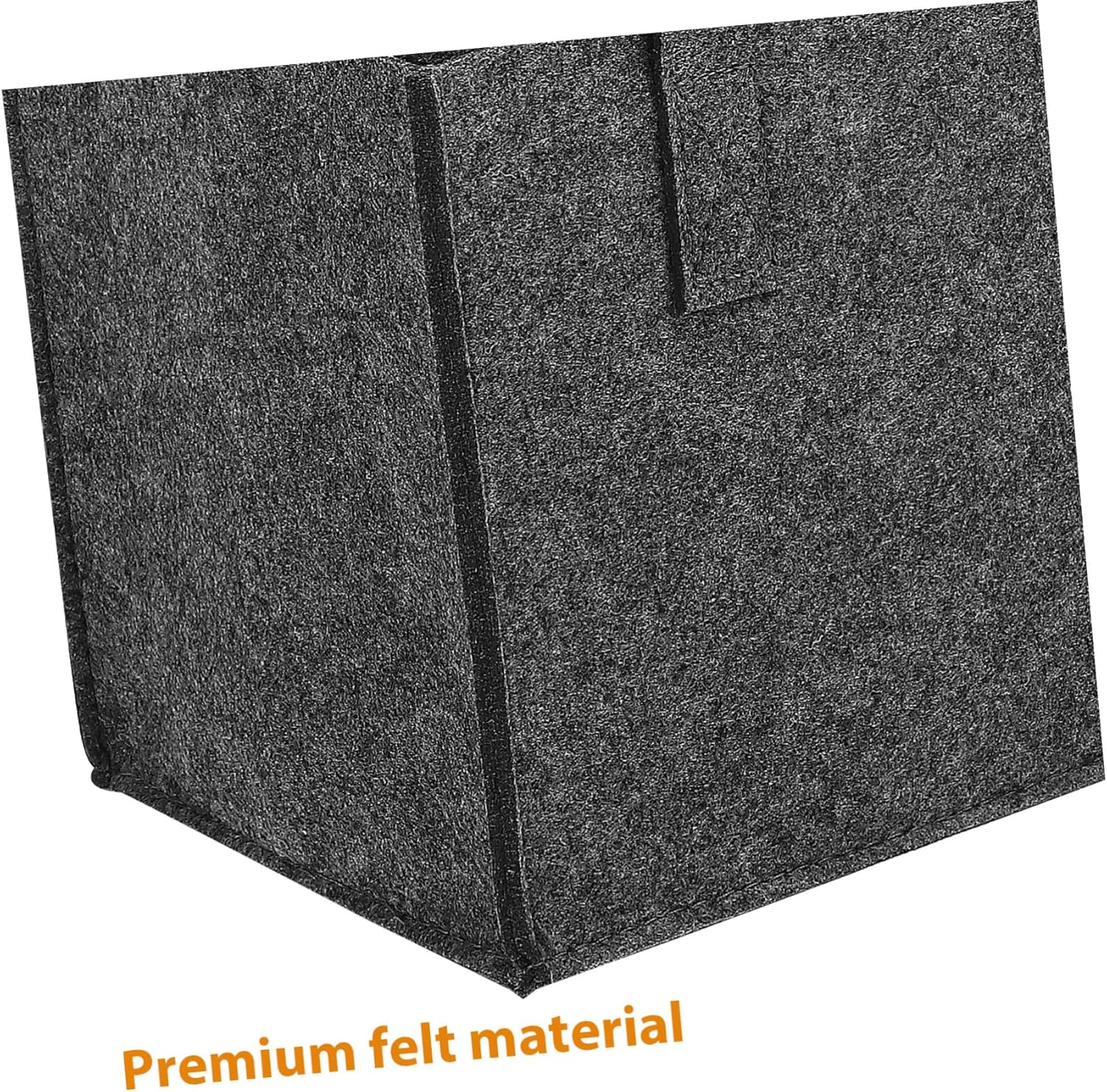 MOTHNUR Felt Wine Bag Wine Carrier Tote Bag with Divider 24X16X16Cm Reusable Felt Bottle Handbag for 6 Bottles Tote Suitable for Travel and 4Pcs