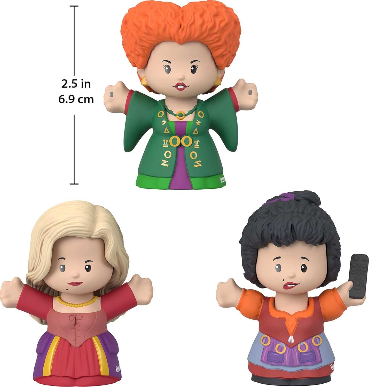 Little People Collector Disney Hocus Pocus Figure Set with Winifred Sarah and Mary Sanderson in a Display Gift Box for Fans image number 3