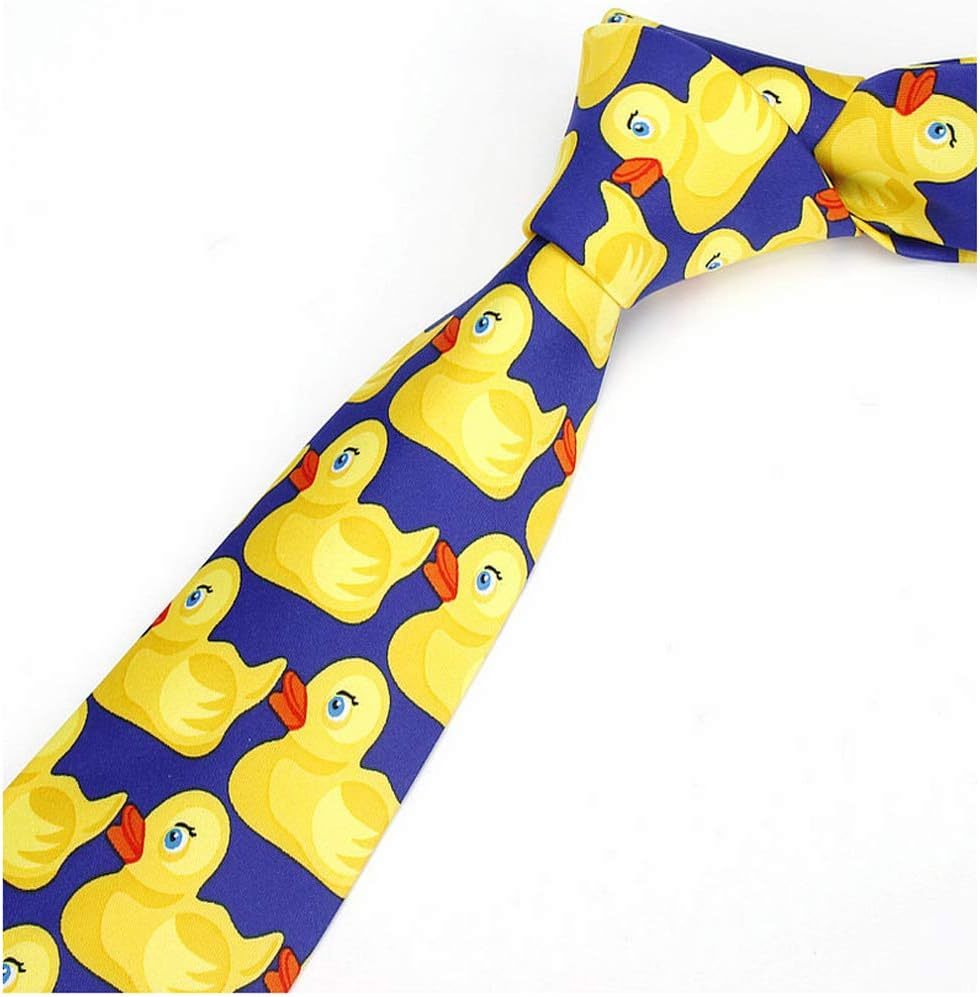 Foetest Cloth Accessay Cosplay Bow Tie Yellow Duck Necktie Business Suit Tie Neckwear Accessories Show Wedding Tie, Yellow, Large