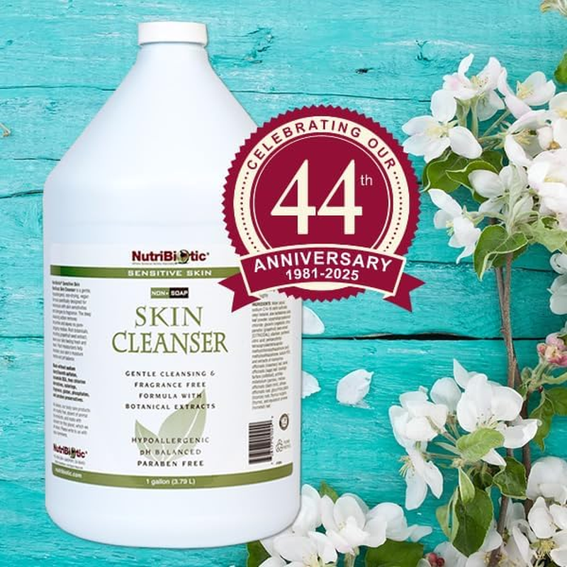 Nutribiotic - Non-Soap Skin Cleanser Sensitive Skin Unscented - 1 Gallon image number 1