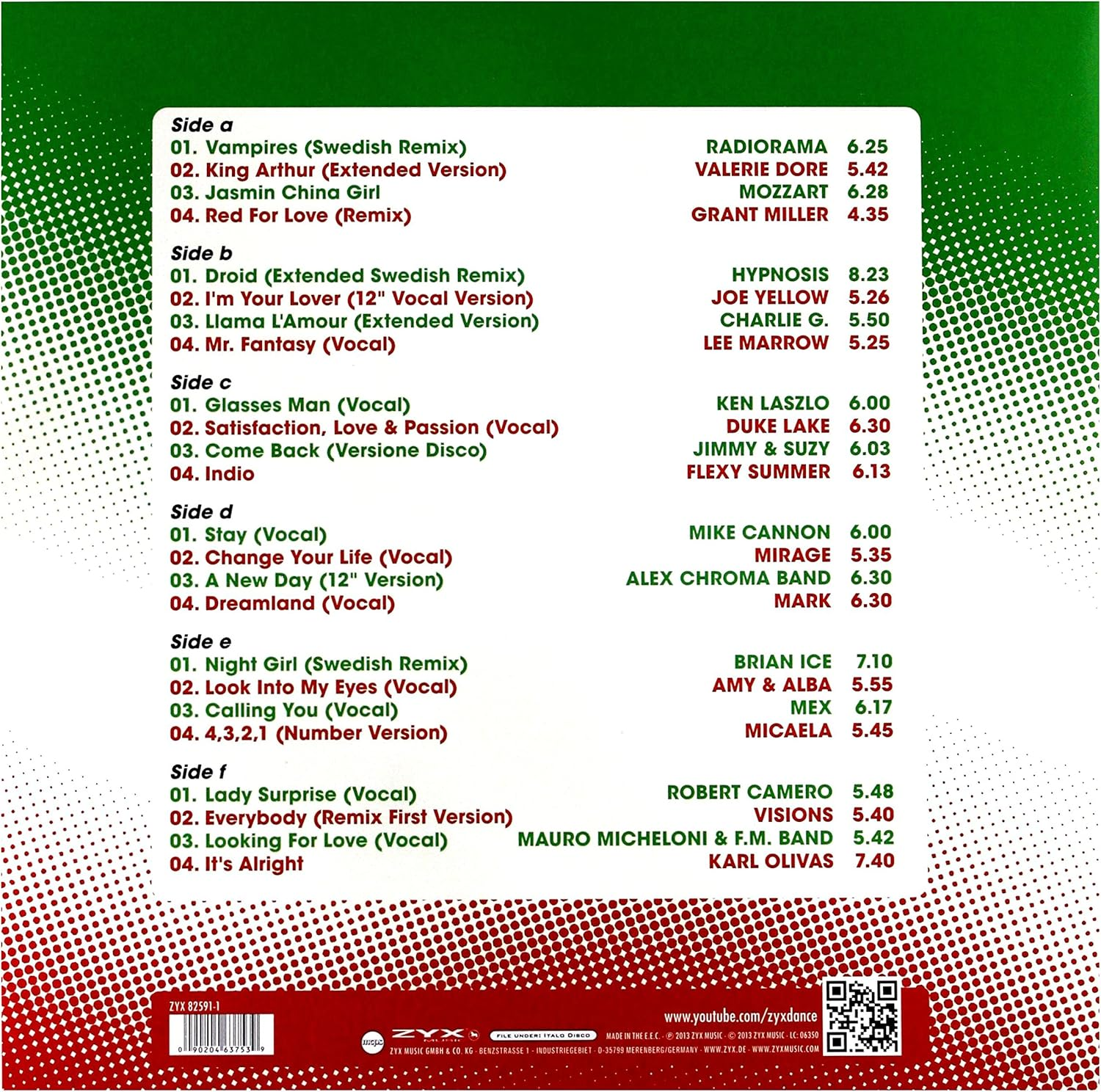 Zyx Italo Disco Collection Various image number 2