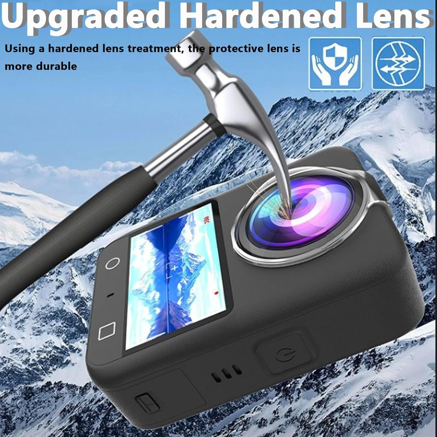 T Tersely Protective Lens Cover for DJI OSMO 360, Scratch Proof, Fall Resistant, Dust Resistant, High Definition Lens Guard for OSMO 360 image number 3