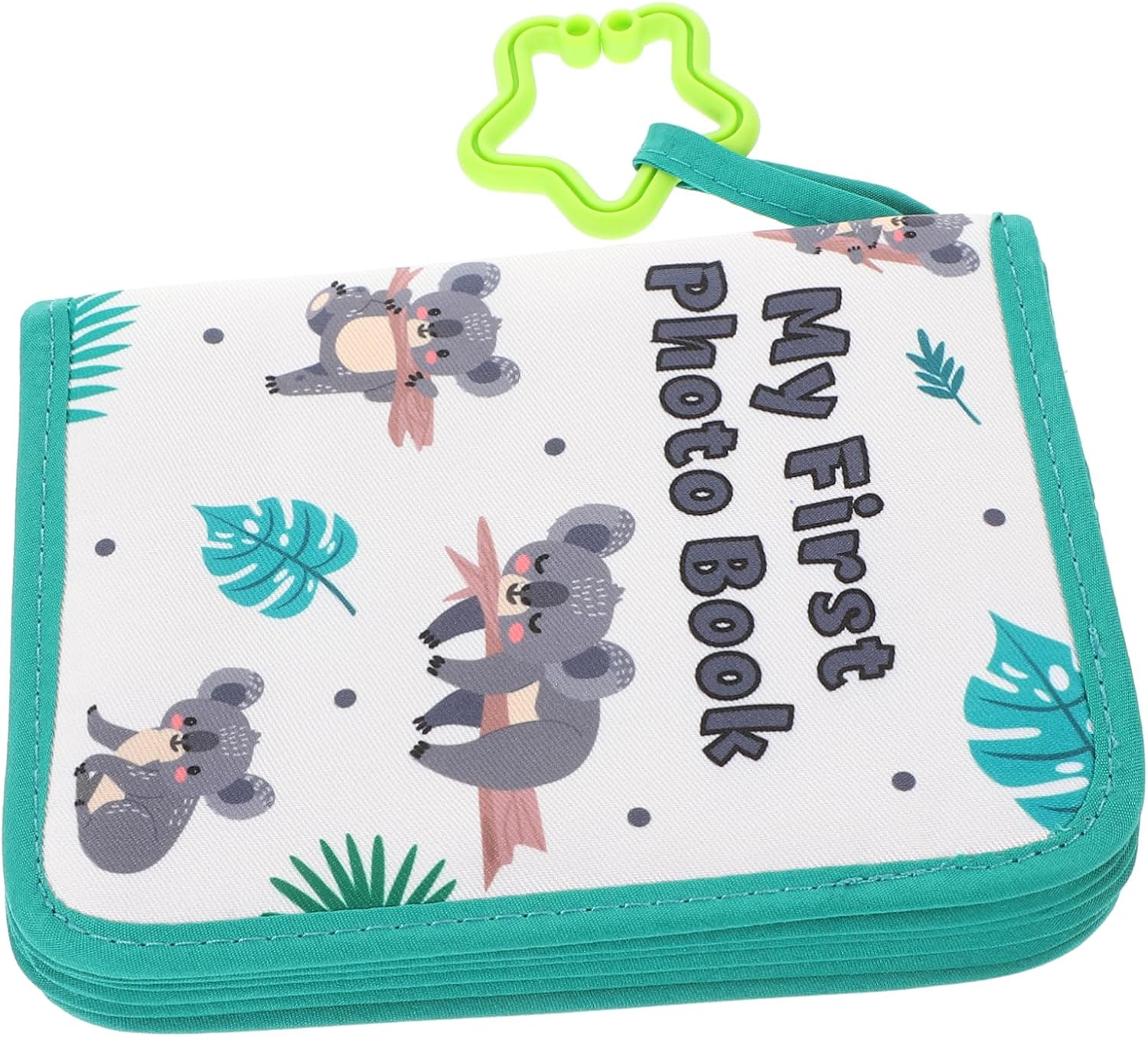 Cloth Photo Album Decorative Growth Record Book Soft Cloth Photo Book for Newborn Memories Scrapbook For image number 1