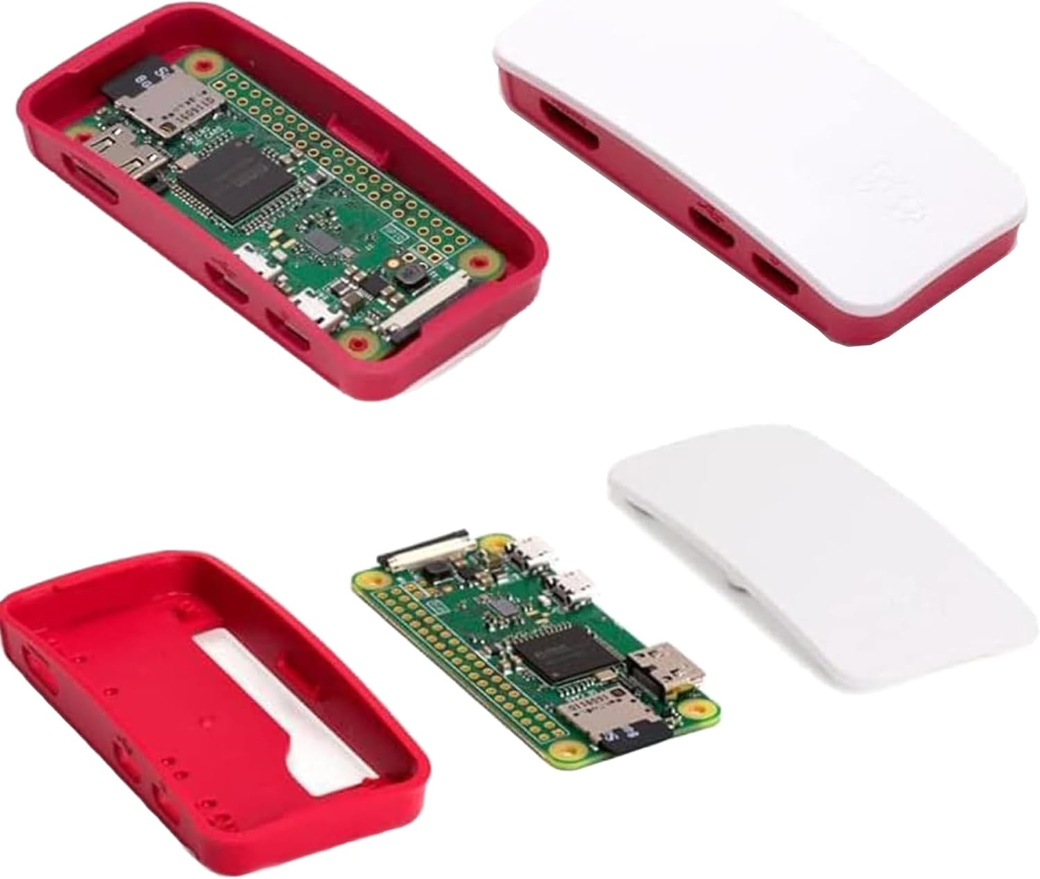 A-DIGISHUO Raspberry Pi Zero 2W Complete Kit 1Ghz 512M Wtih 32G SD Card Hdmi&Mini USB&GPIO Connector with Heat Sink Kit (Raspberry Pi Zero 2W 9-In-1 Kit)