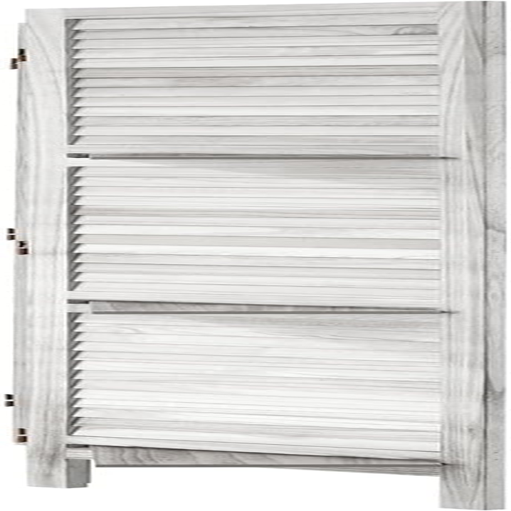 Oikiture Room Divider 4 Panel Privacy Portable Screen with Display Shelves White image number 5