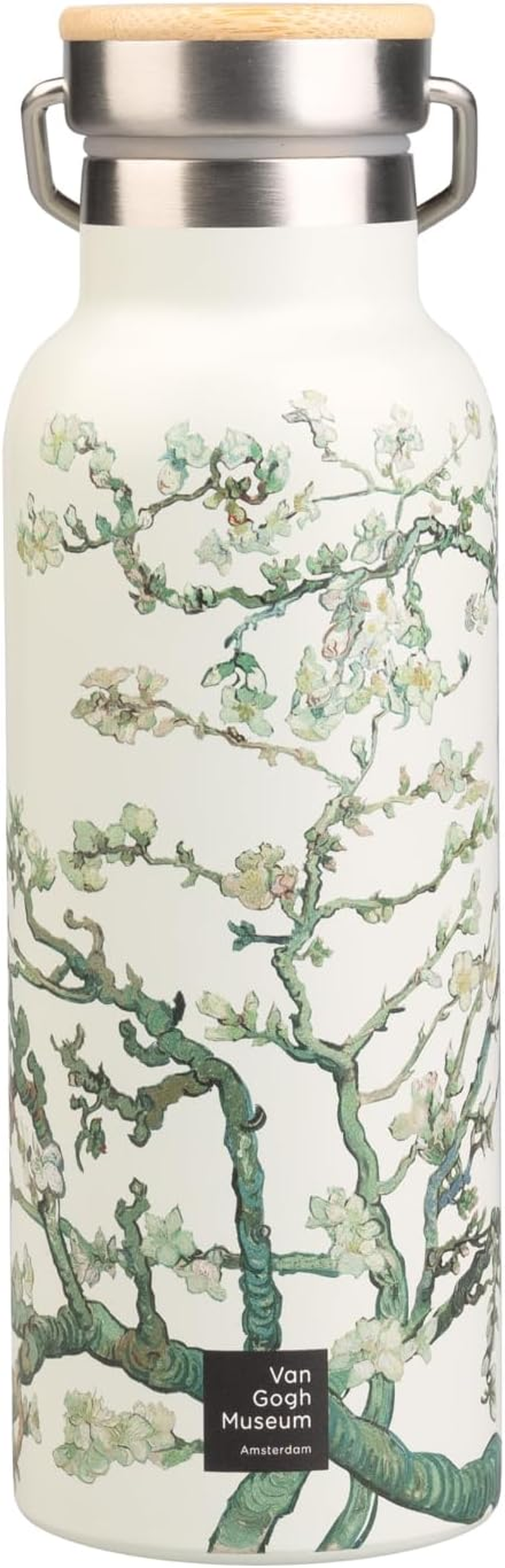 Grupo Erik Metal Water Bottle 500Ml / 17Oz - Van Gogh | Hot and Cold Water Bottle Stainless Steel, Cute Travel Bottles Gym | Van Gogh Gifts under 20 Pounds image number 4