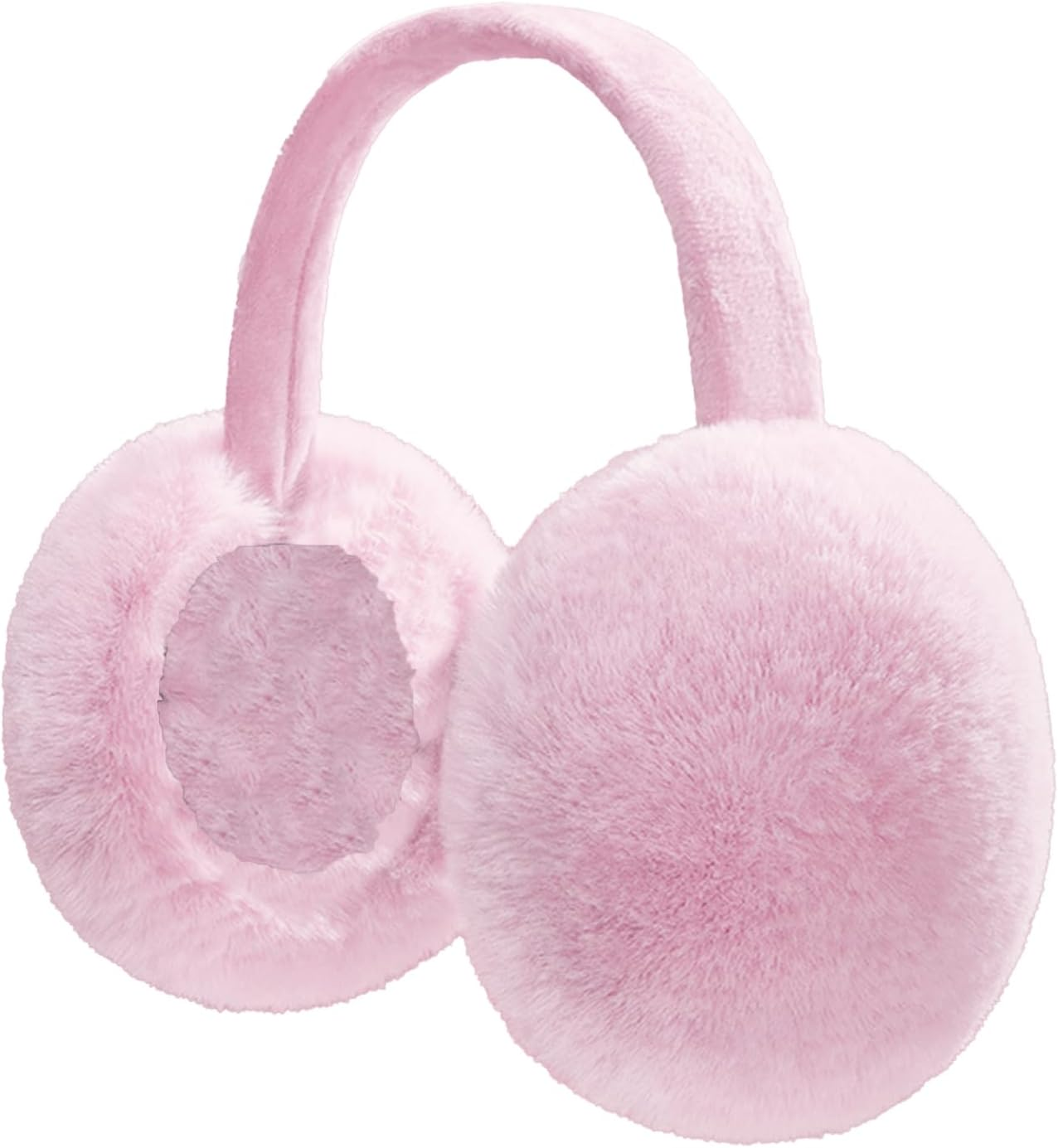 CENZICOM Foldable Winter Ear Muffs, Faux Fur, Outdoor Ear Warmers