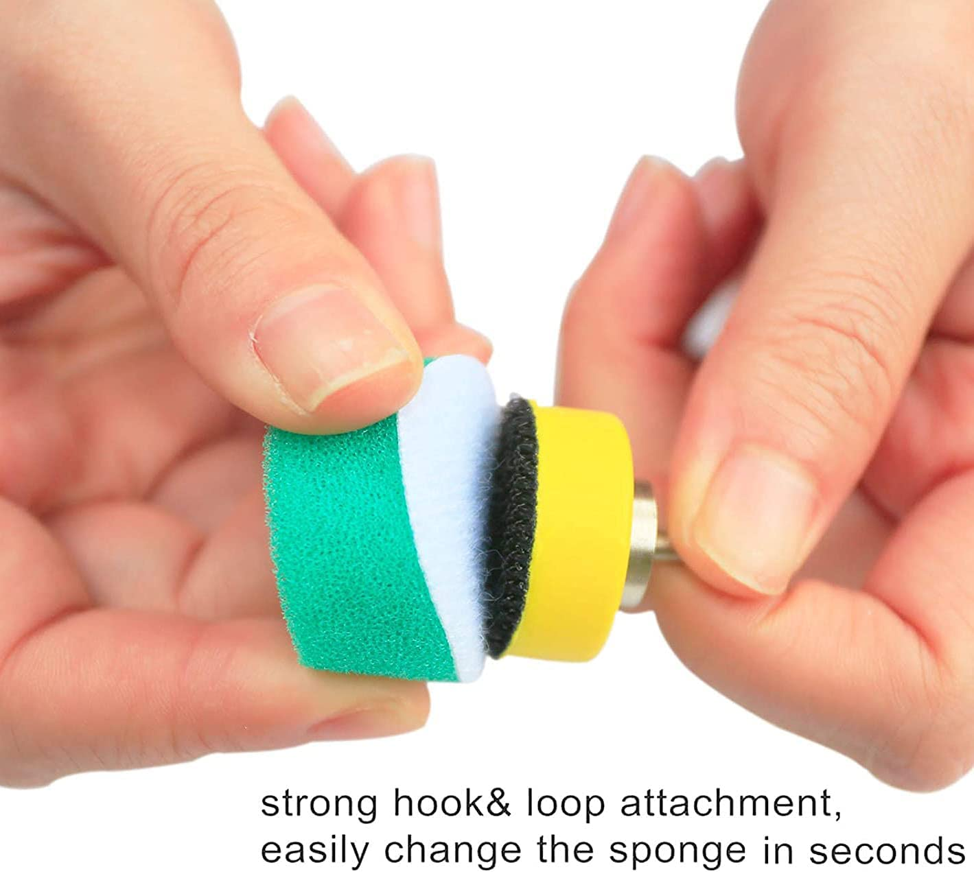 Pvcqjkd Detail Polisher Pad,Buffing Pad Kit for Mini Polisher Electric Drill Rotary Tool,Polishing Pad for Small Areas Polishing image number 6