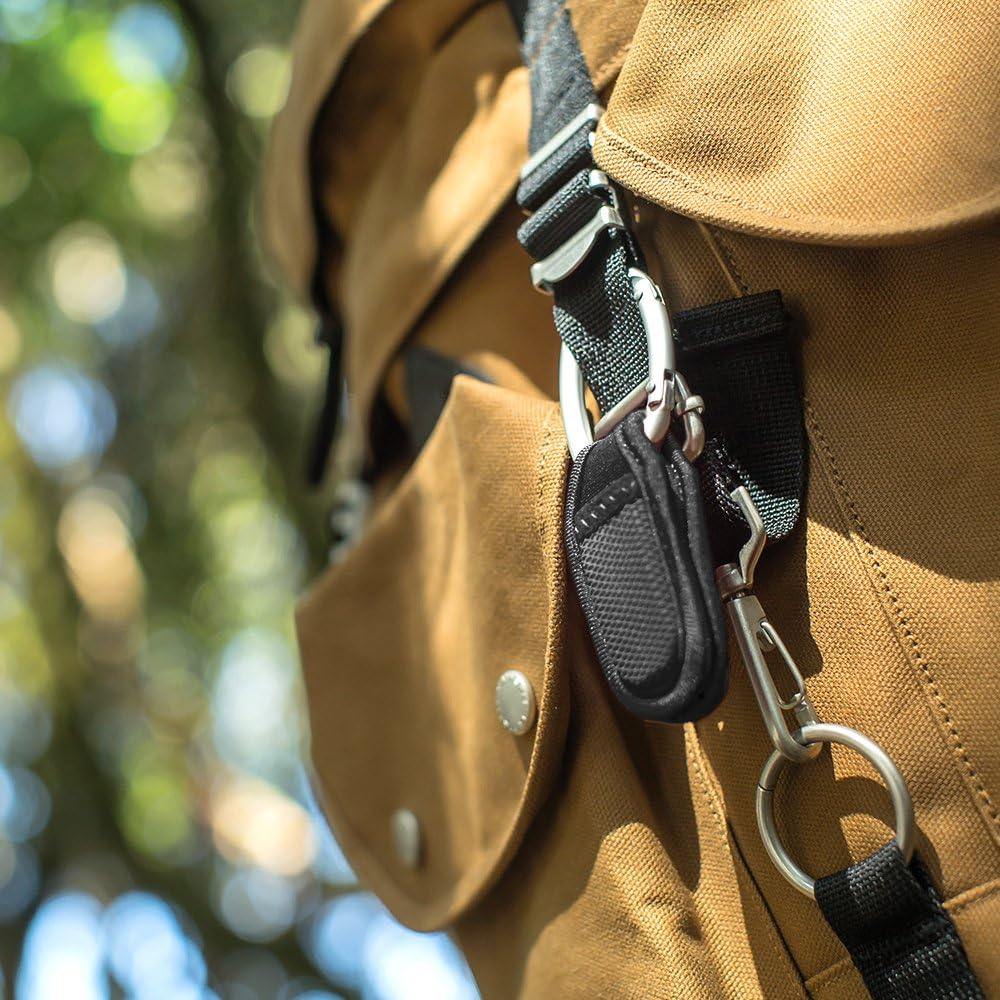 PARAKITO Mosquito Clip - anti Mosquito Devices - W/Natural Essential Oils, Mosquito Free Travel & Camping, Attaches to Travel Backpack, Camping Backpack, Travel Accessories, Waterproof (Black) image number 2