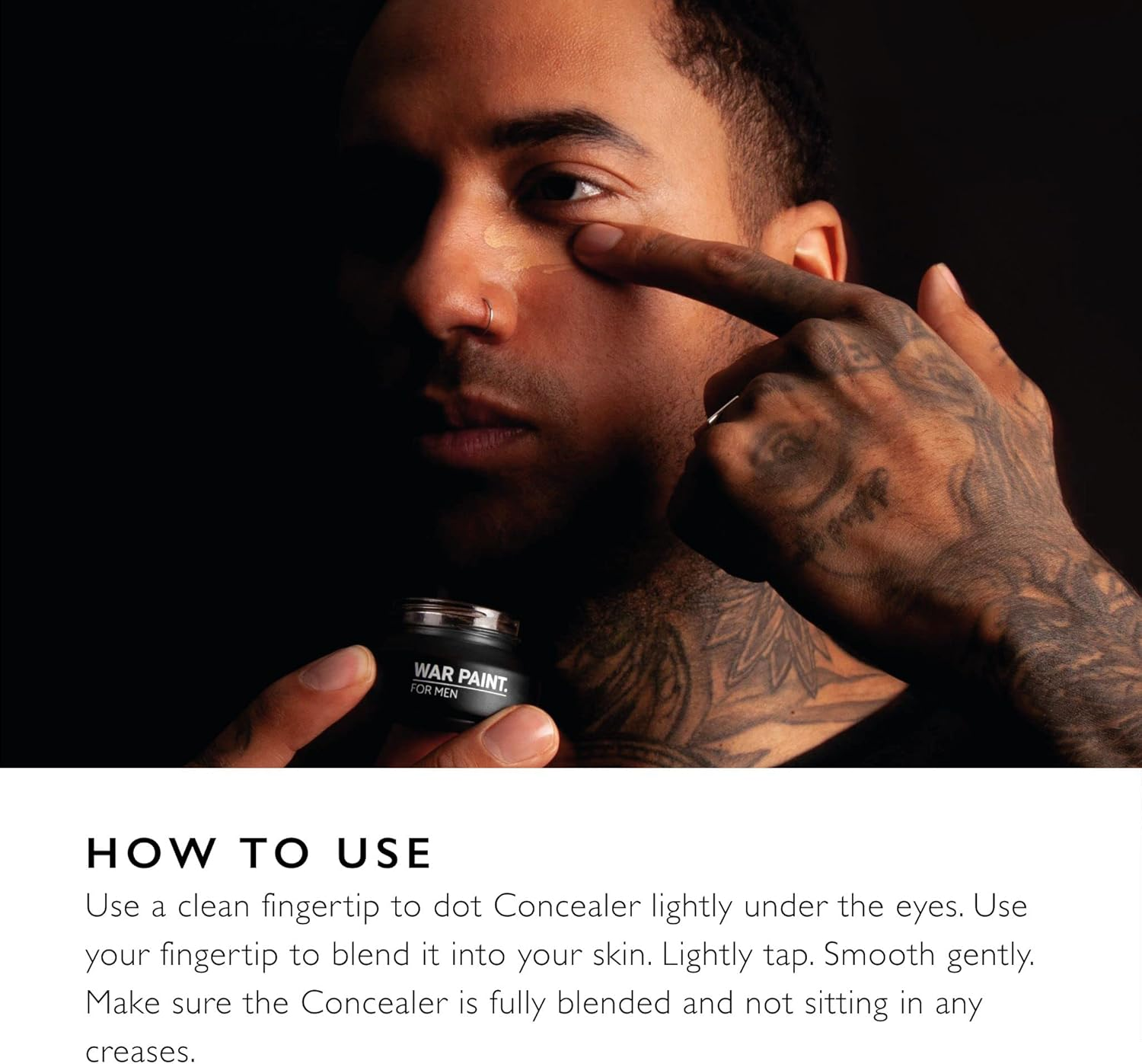 War Paint Concealer for Men, Medium, 5 G