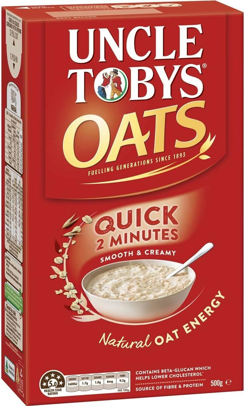 Uncle Tobys Quick Oats 500 G image number 1