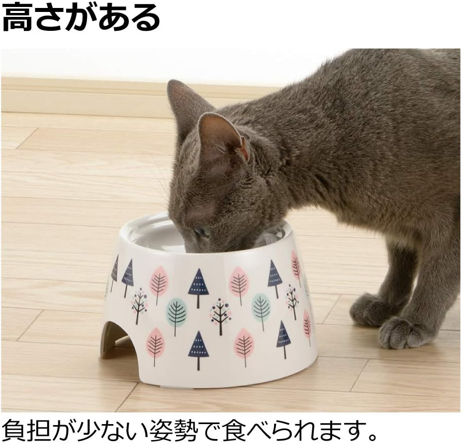 Richell Cat Tall Tableware SS Polka Dot - Scandinavian image number 6