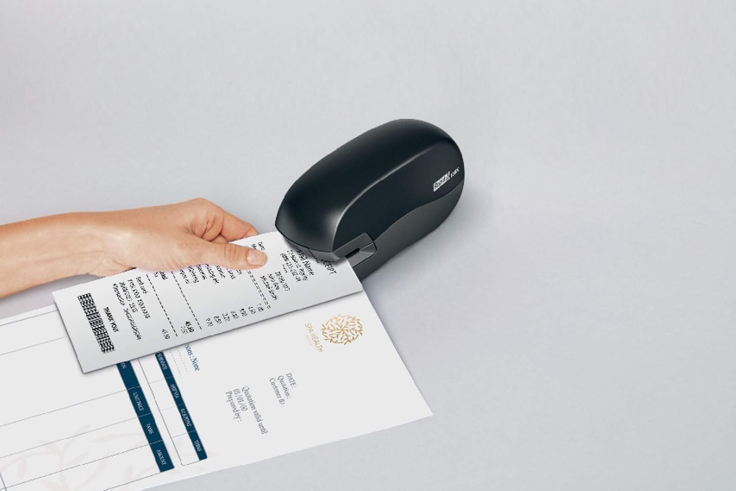 Rapid 5000294 10BX Fixativ Mobile Electric Stapler - Black image number 5